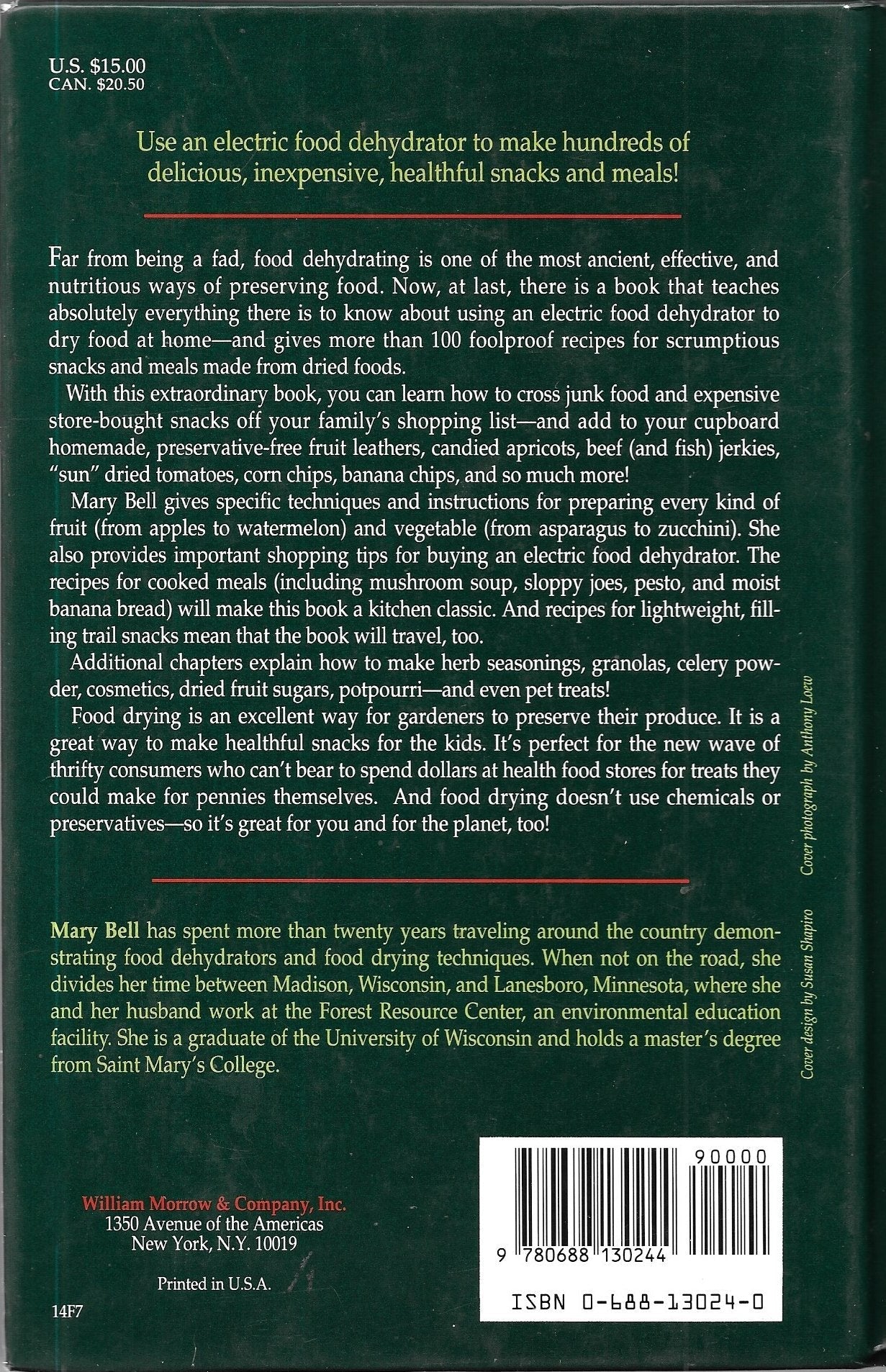 Mary Bell's Complete Dehydrator Cookbook used book depot