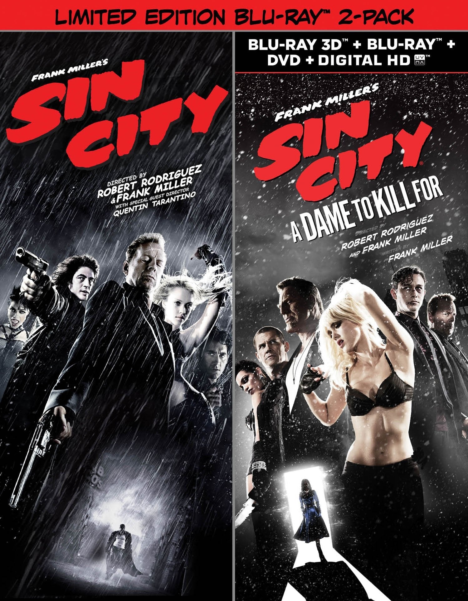 Sin City / Sin City: A Dame to Kill for [Blu-ray] used book depot