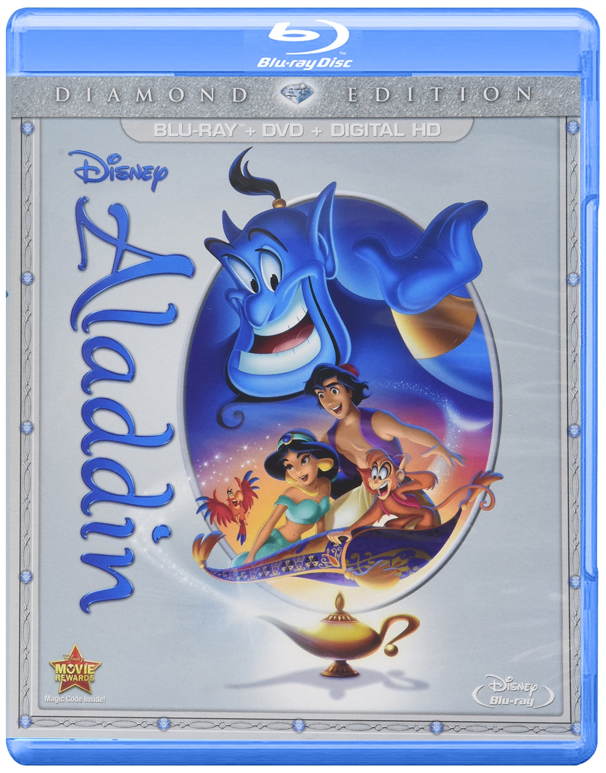 Aladdin: Diamond Edition (Blu-ray/DVD/Digital HD) used book depot