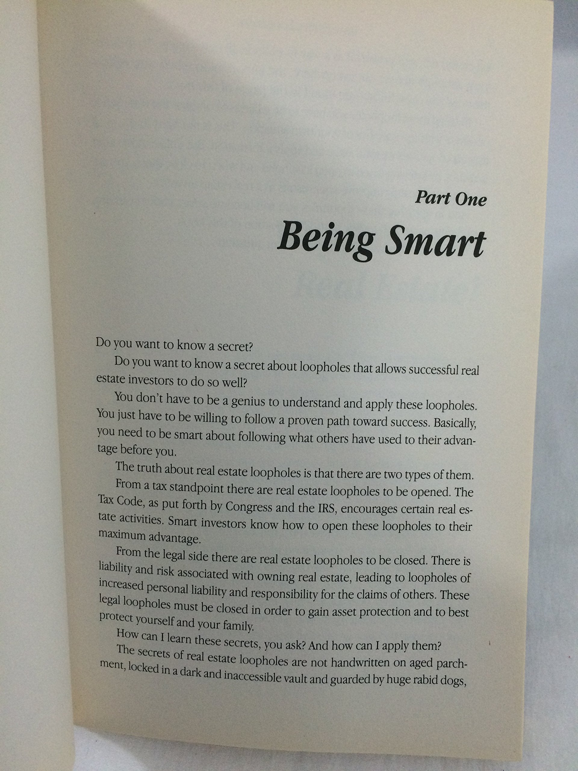 Real Estate Loopholes: Secrets of Successful Real Estate Investing (Rich Dad's Advisors) used book depot