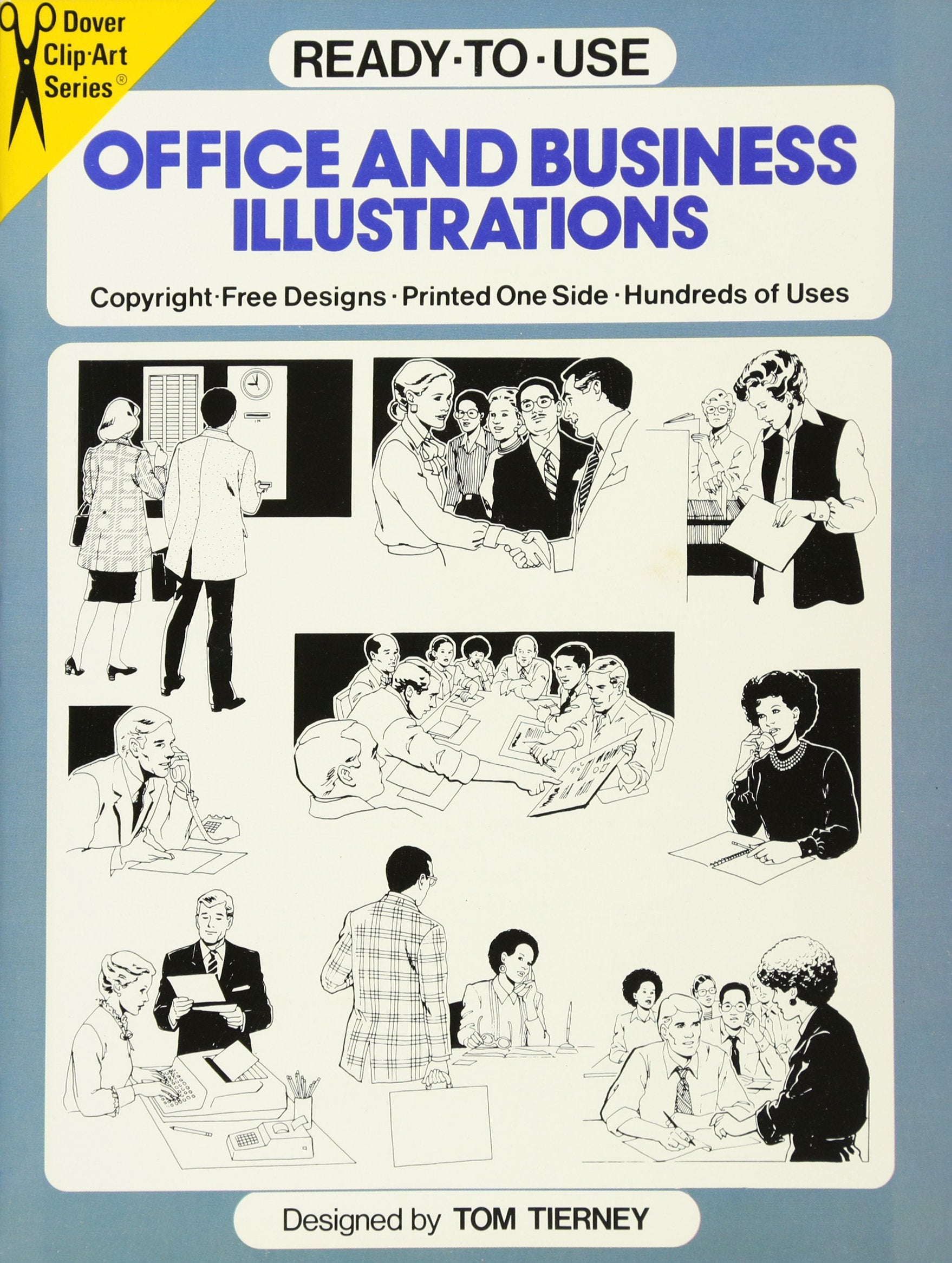 Ready-to-Use Office and Business Illustrations (Dover Clip Art Ready-to-Use) used book depot