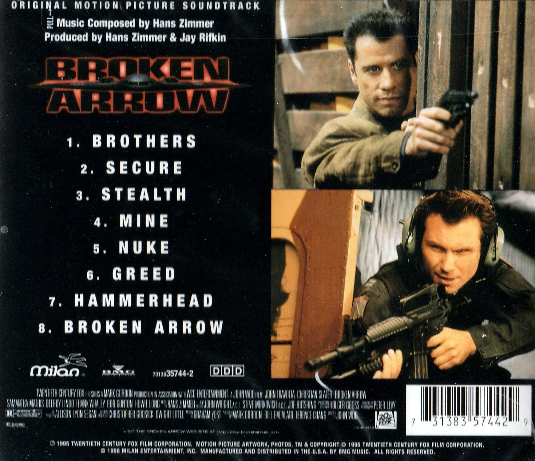 Broken Arrow: Original Motion Picture Soundtrack used book depot