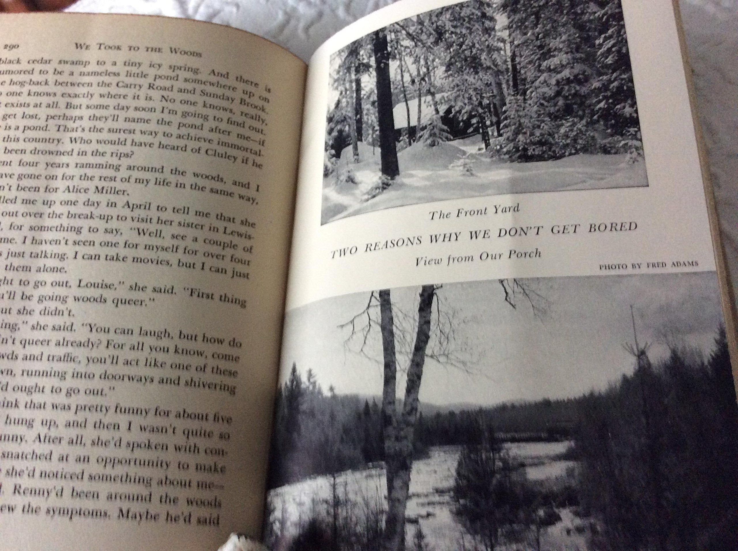 WE TOOK TO THE WOODS By LOUISE DICKINSON RICH 1942