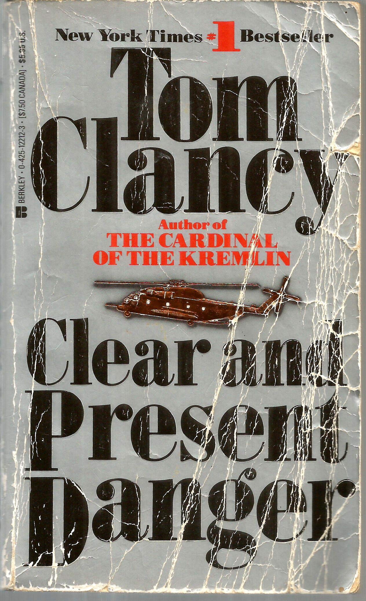 Clear and Present Danger (A Jack Ryan Novel) used book depot