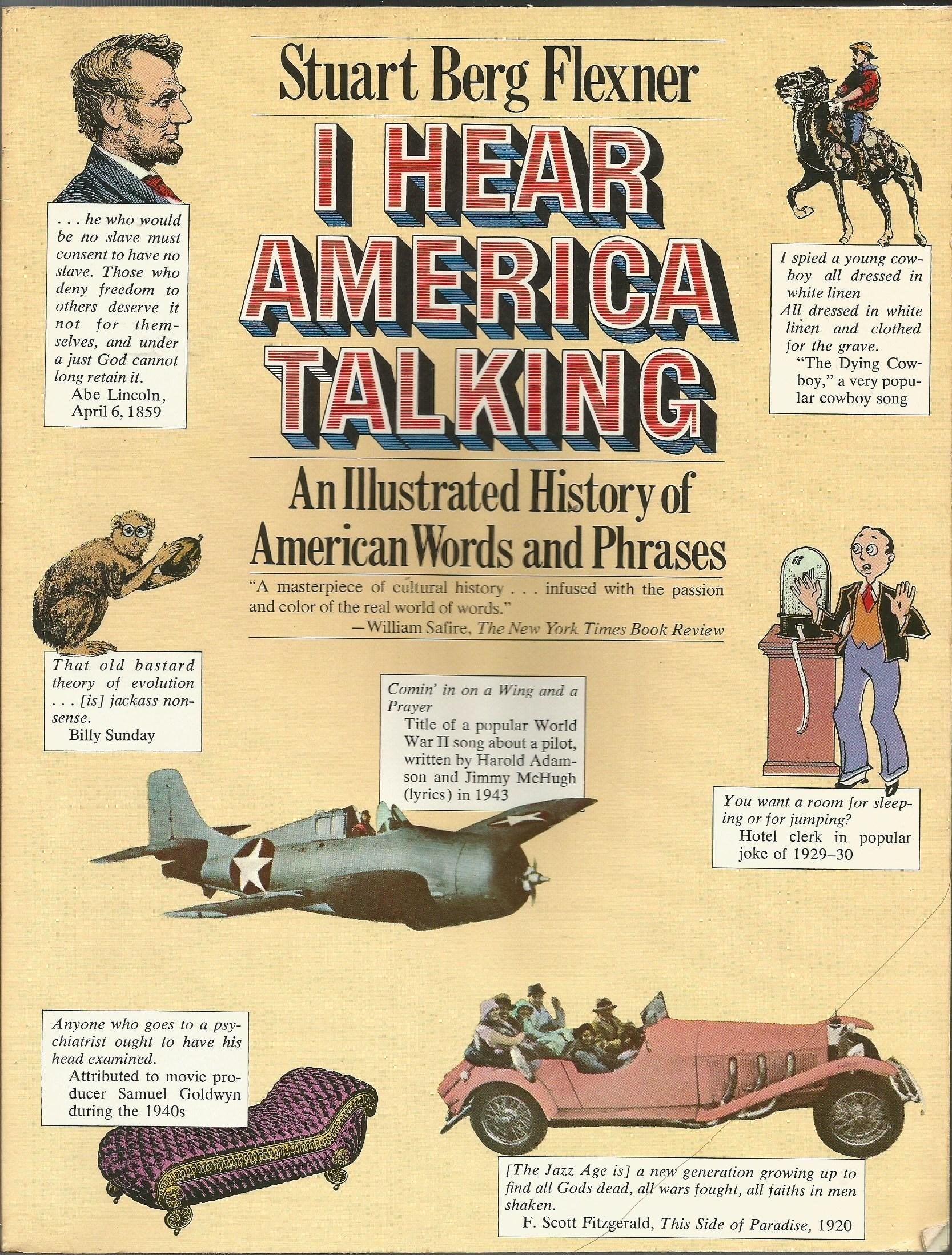 I Hear America Talking: An Illustrated History of American Words and Phrases used book depot