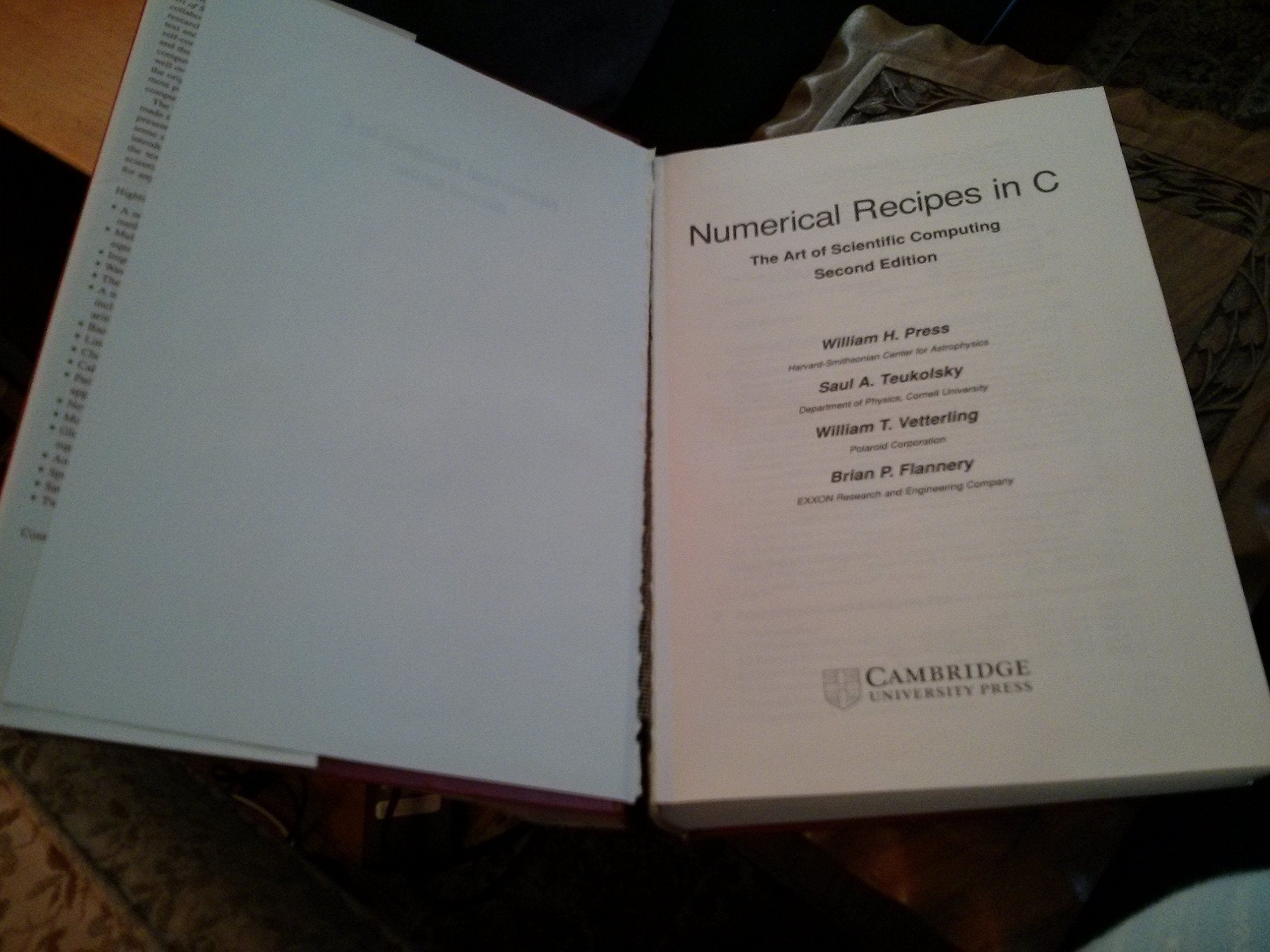 Numerical Recipes in C: The Art of Scientific Computing, Second Edition used book depot