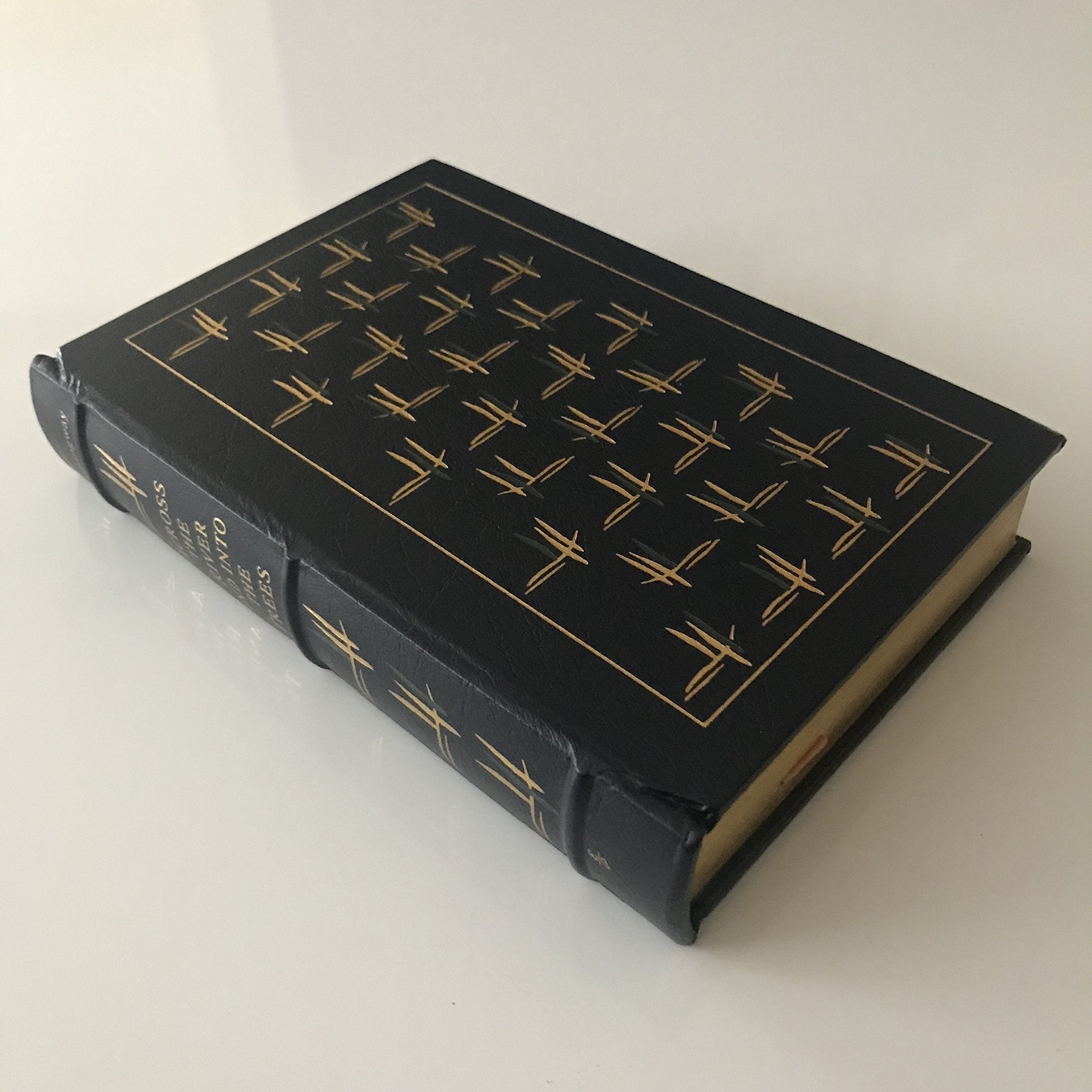 Across the River and Into the Trees (Easton Press - Leather Bound) used book depot