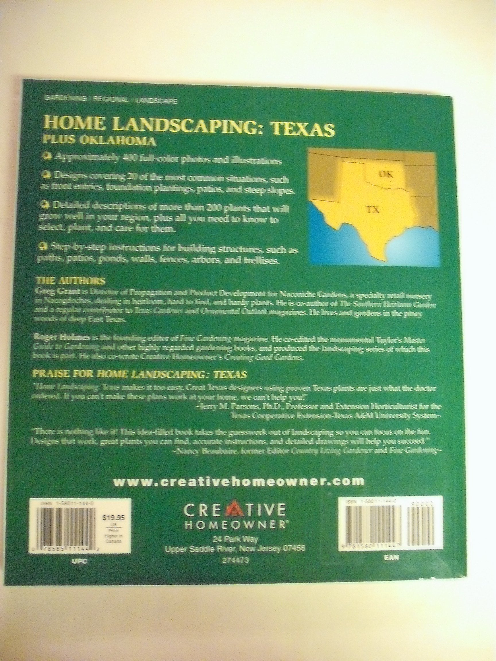 Home Landscaping Texas used book depot