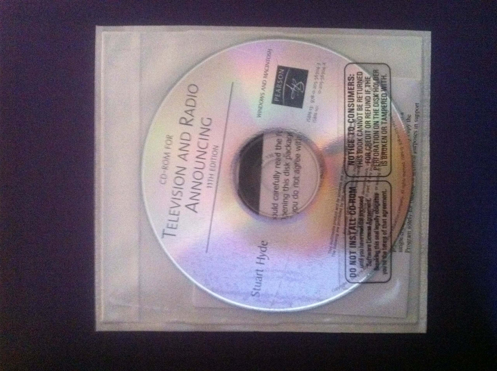 Television and Radio Announcing (11th Edition) used book depot