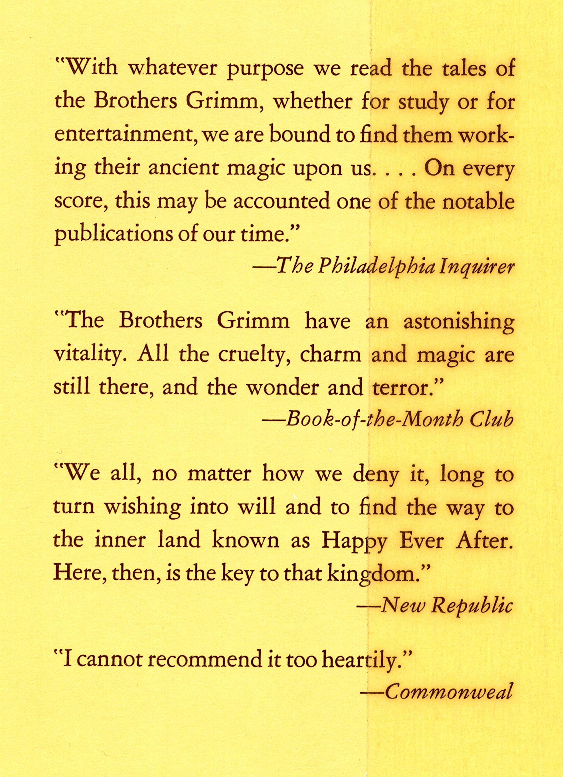 The Complete Grimm's Fairy Tales (Pantheon Fairy Tale and Folklore Library)