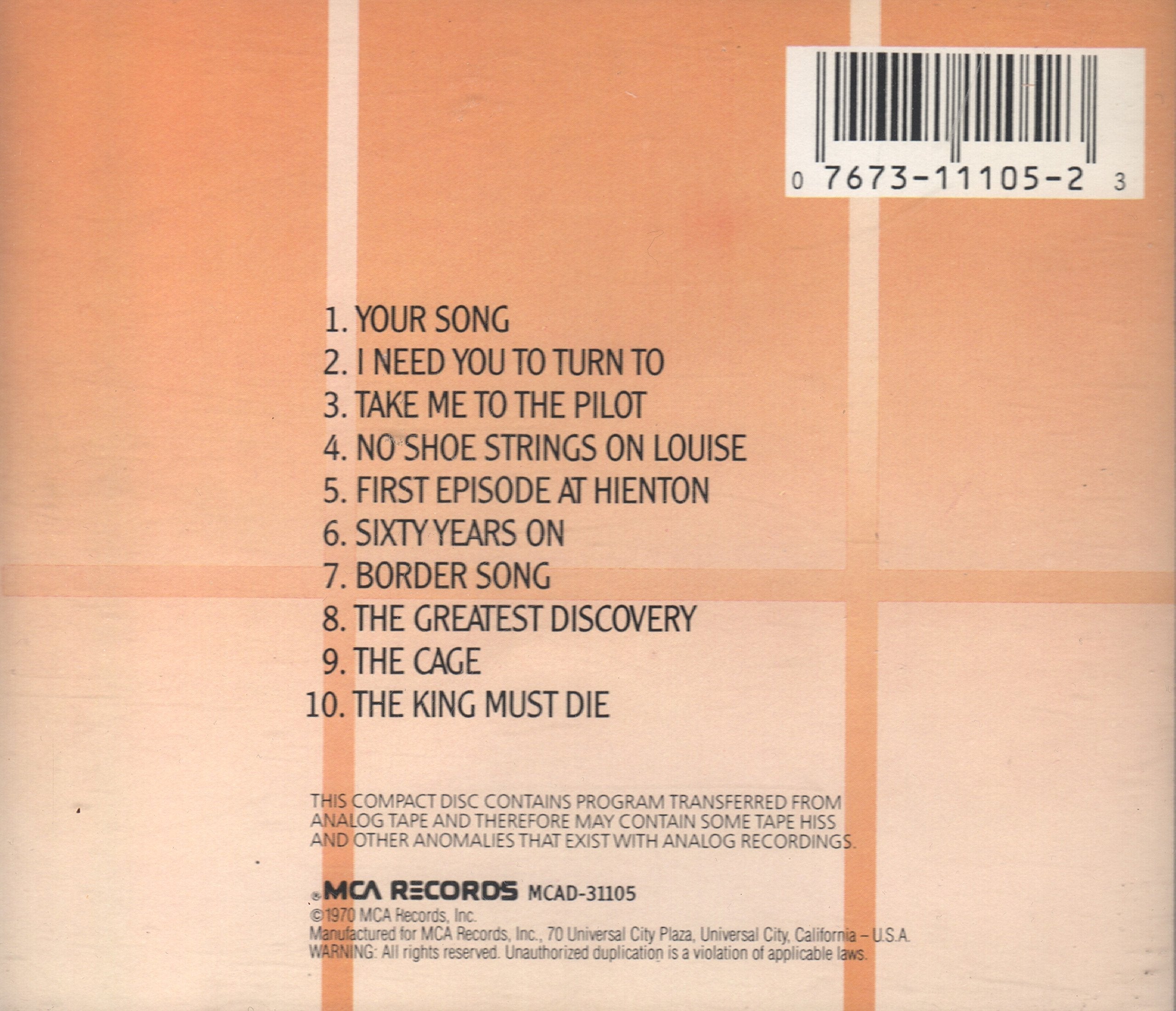 Elton John used book depot