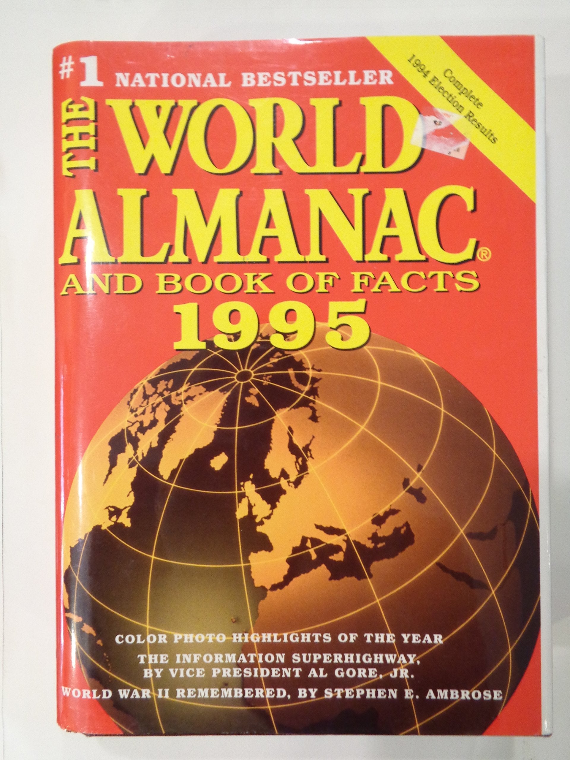 The World Almanac and Book of Facts 1995 (World Almanac & Book of Facts) used book depot