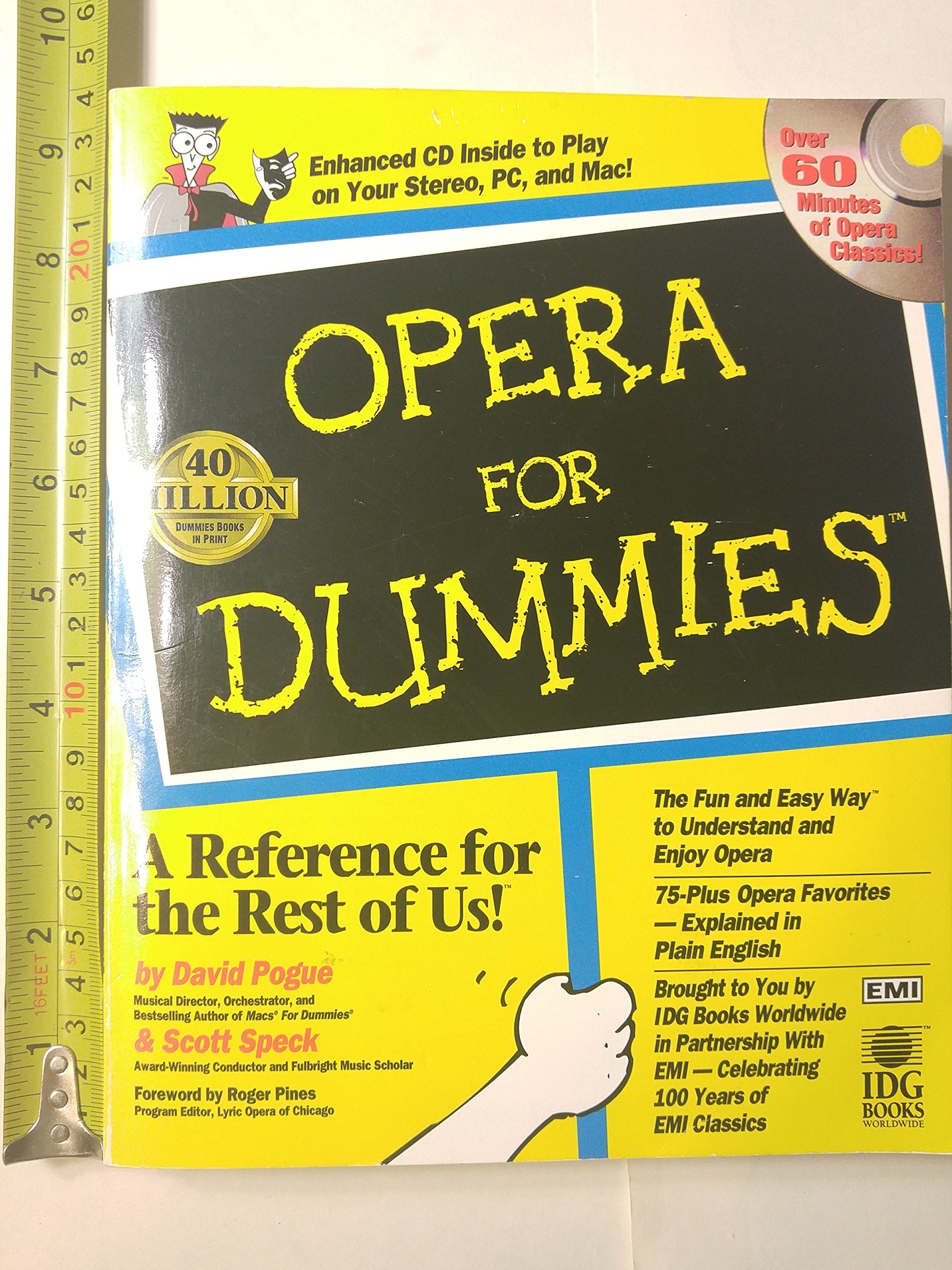 Opera for Dummies used book depot