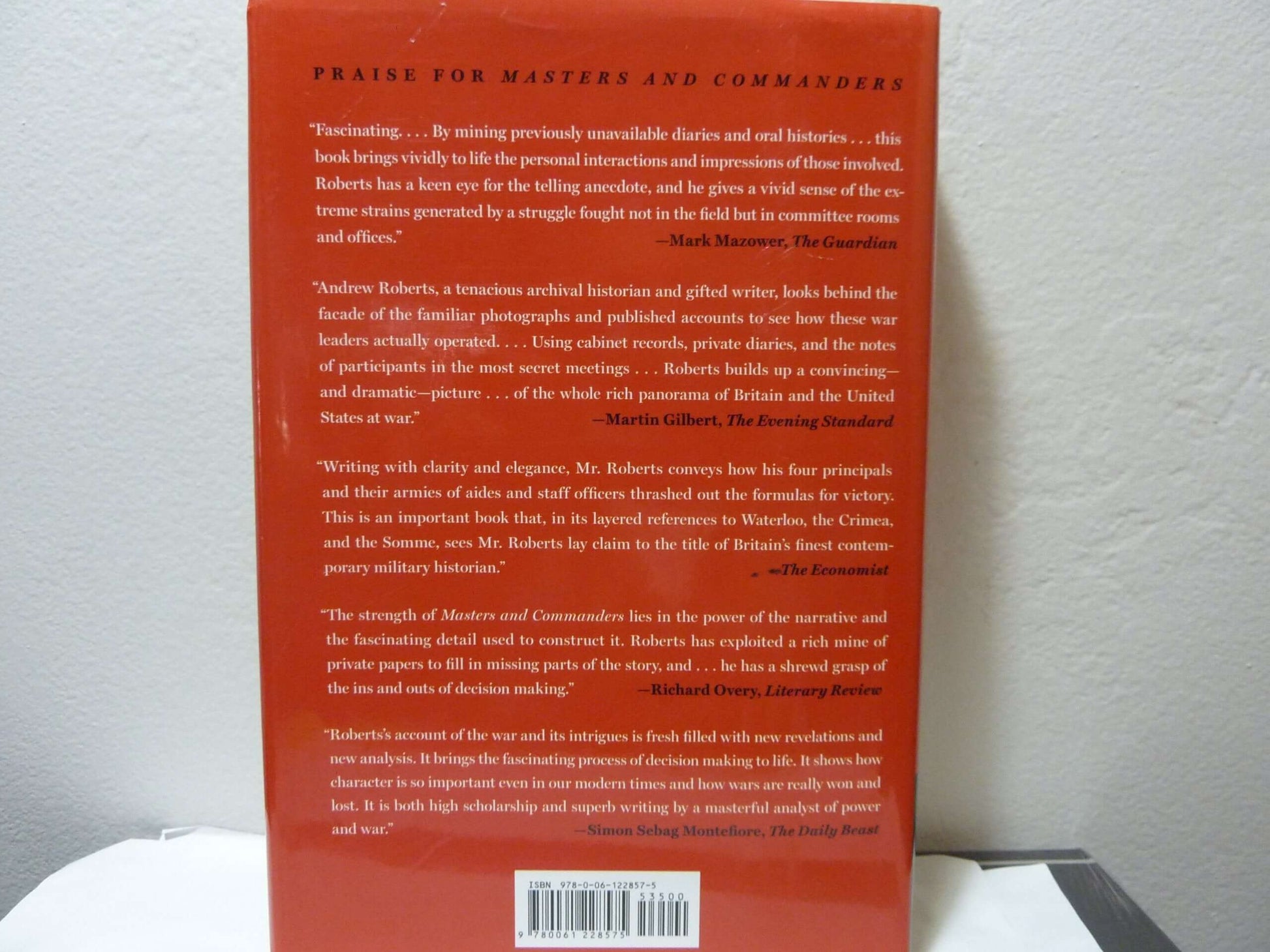 Masters and Commanders: How Four Titans Won the War in the West, 1941-1945 used book depot