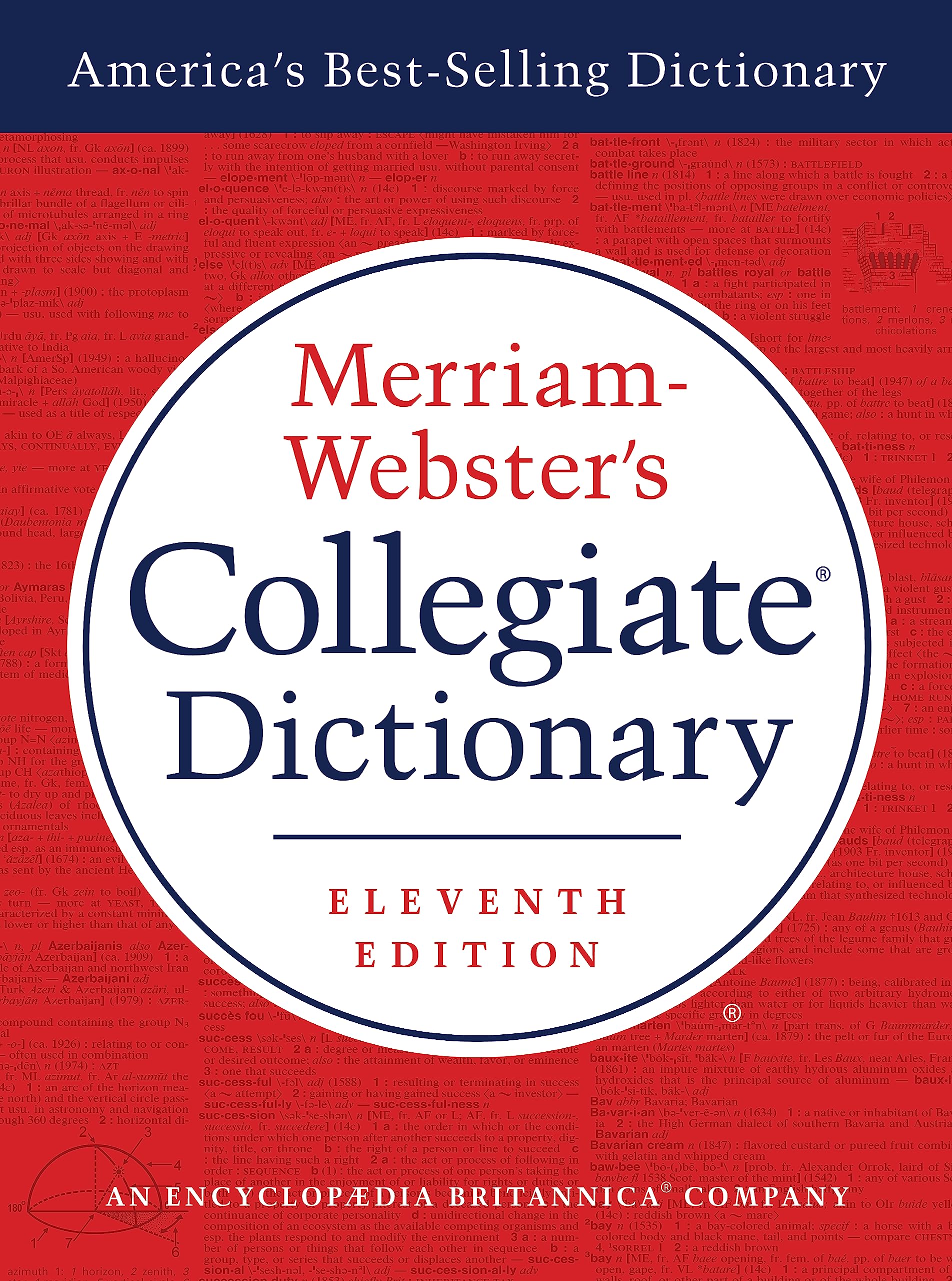 Merriam-Webster's Collegiate Dictionary, 11th Edition, Jacketed Hardcover, Indexed used book depot