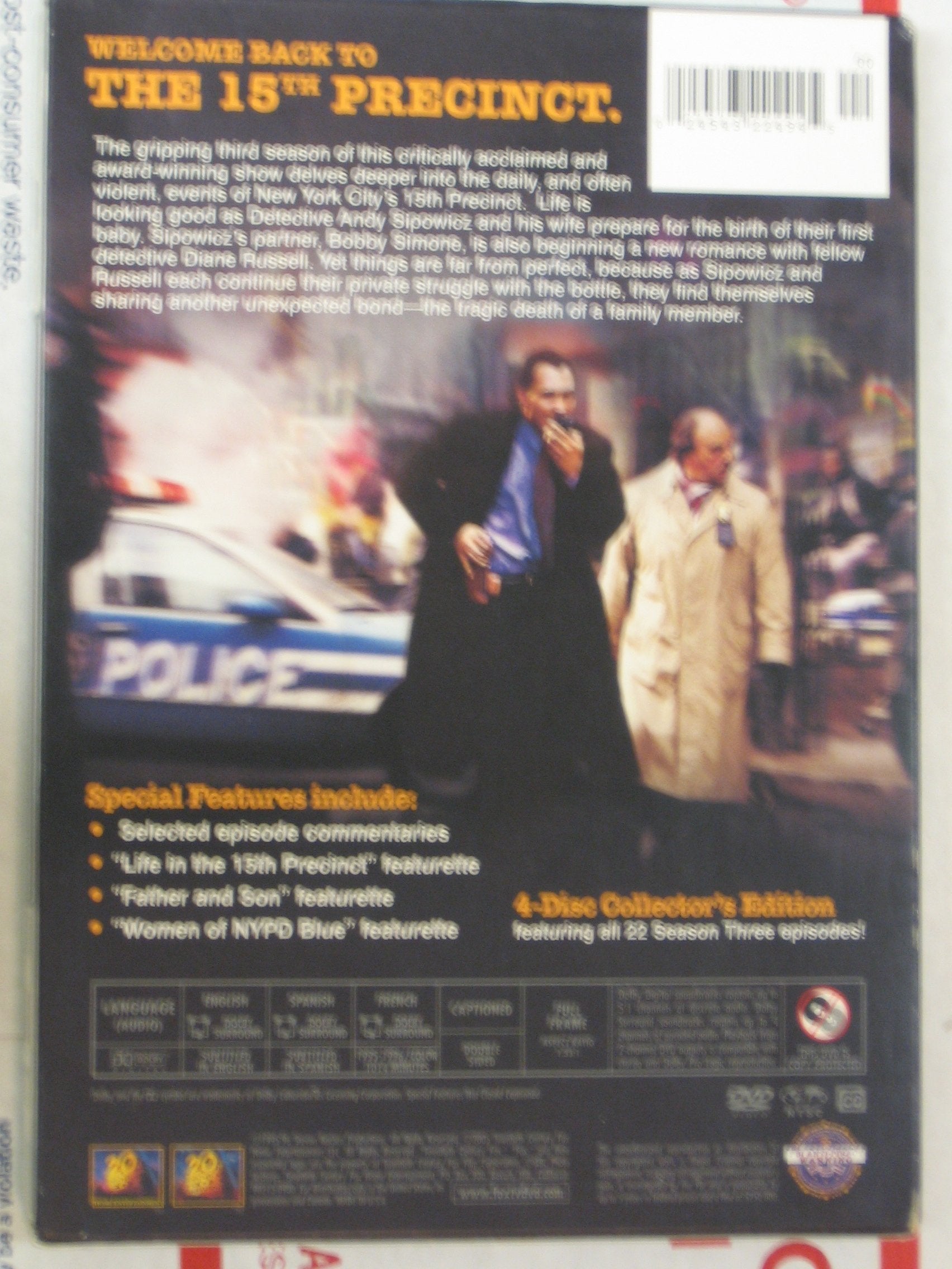 NYPD Blue - The Complete Third Season used book depot