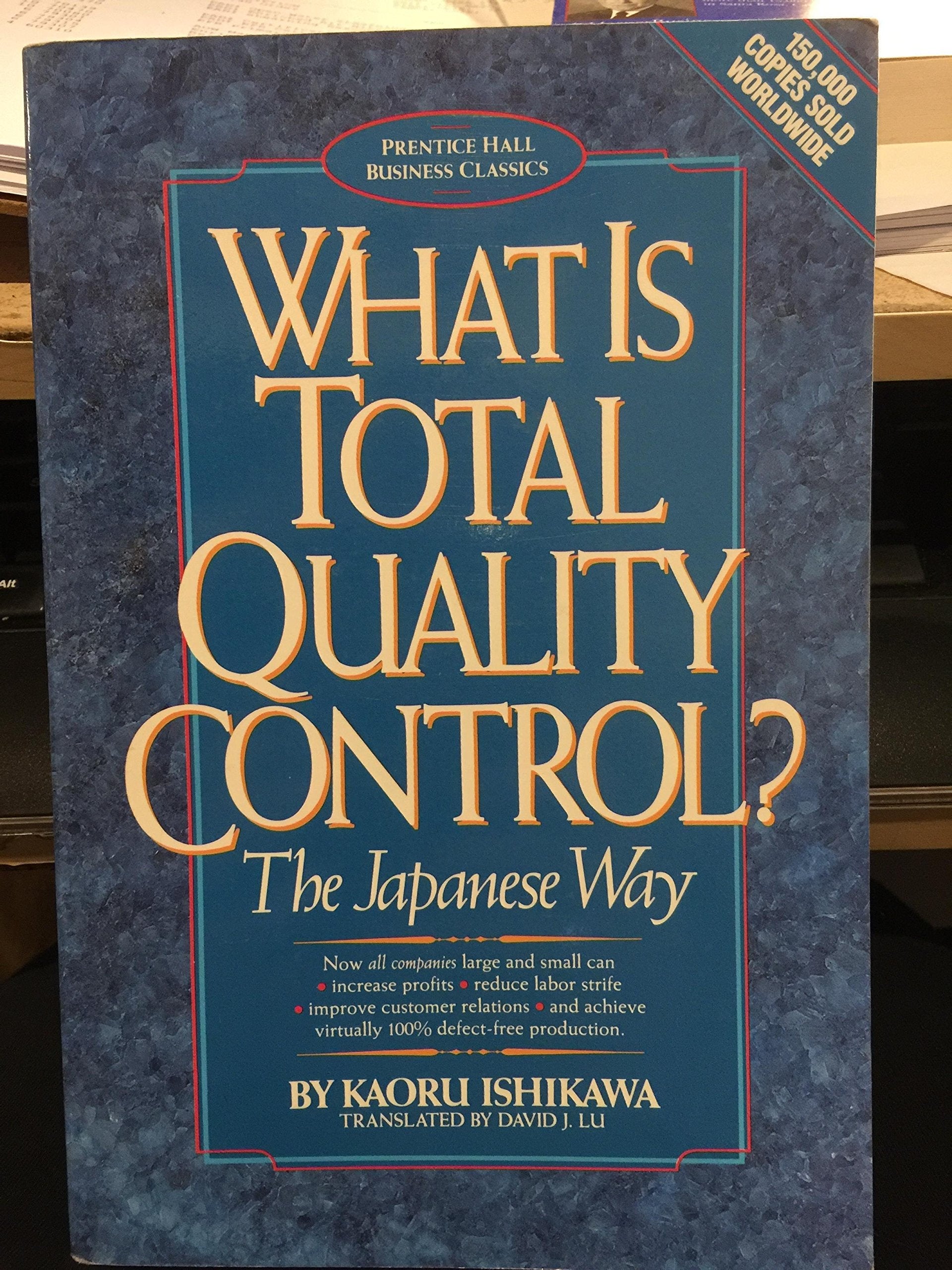 What Is Total Quality Control?: The Japanese Way (Business Management) (English and Japanese Edition) used book depot