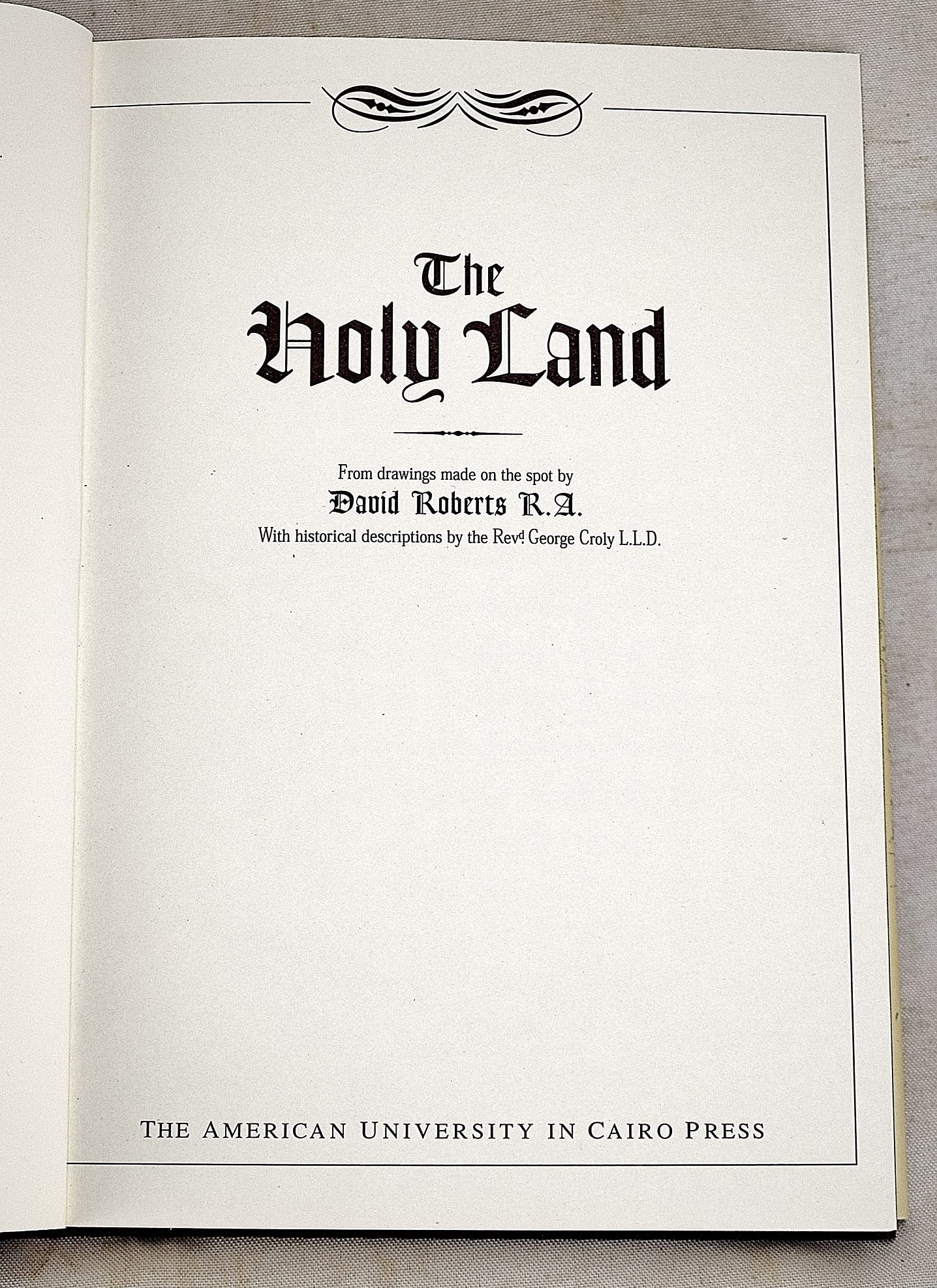 Egypt and Nubia / The Holy Land: Limited Collector's Edition used book depot