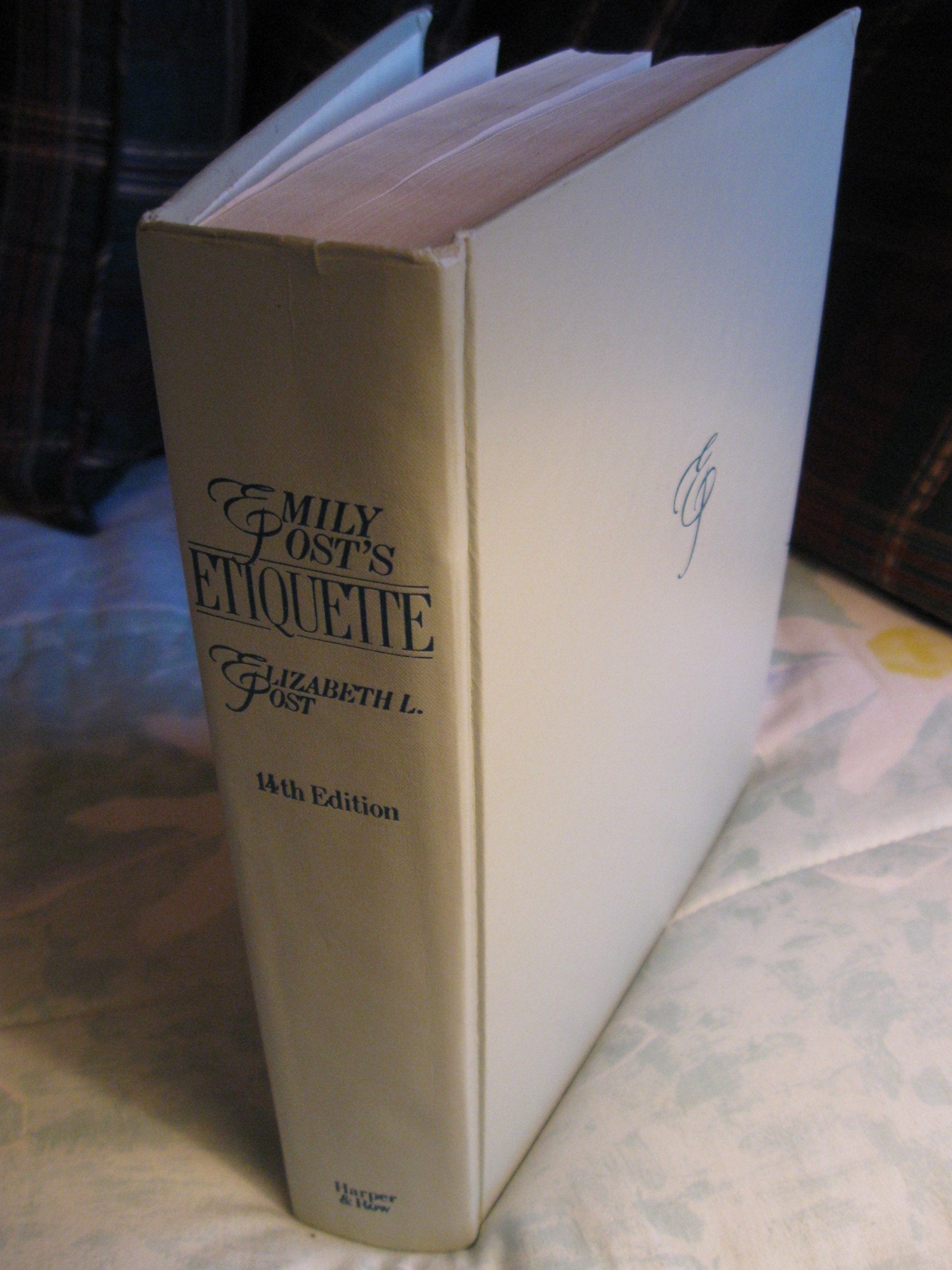 Emily Post's Etiquette used book depot