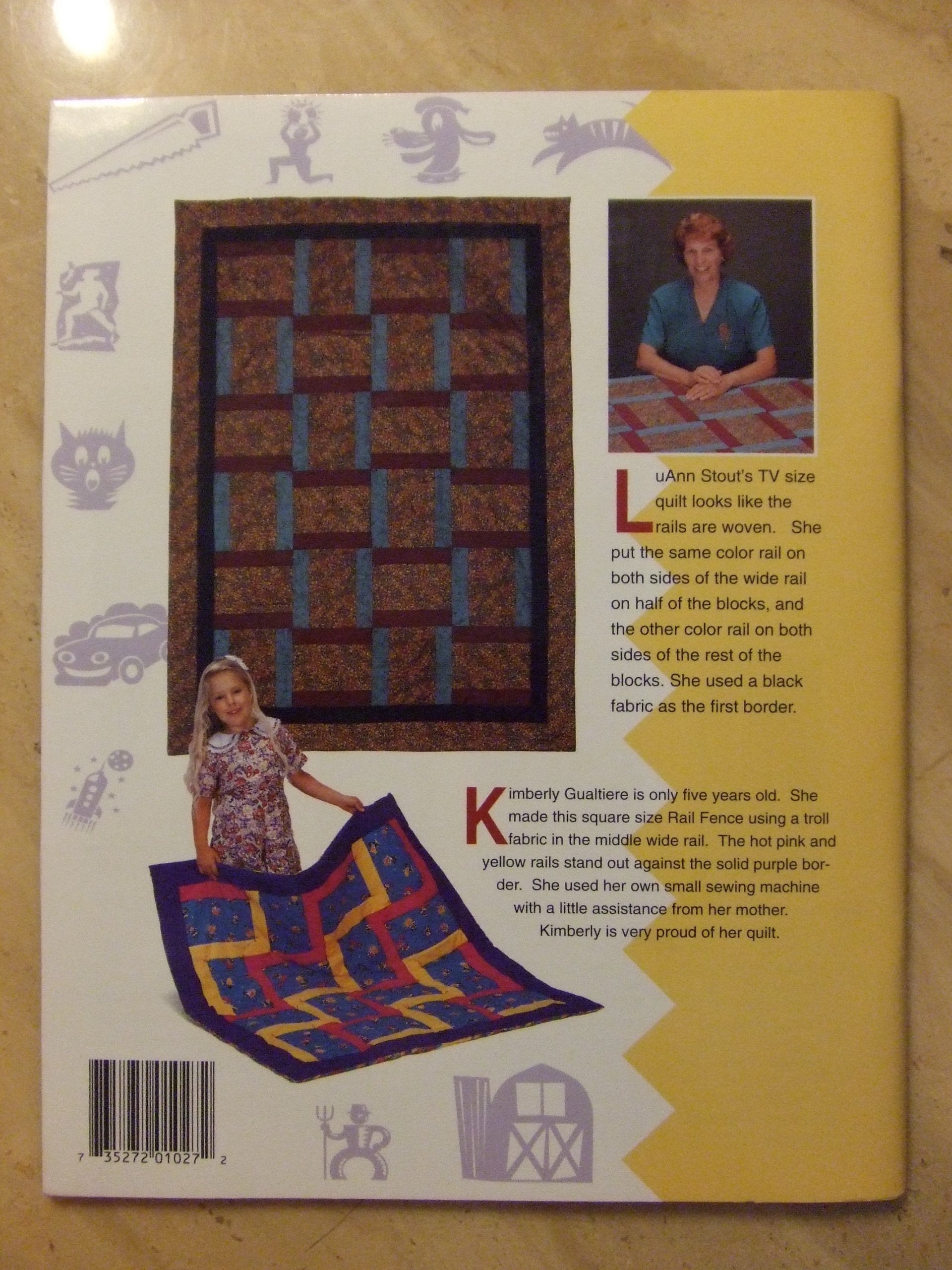 Rail fence quilt for kids at heart used book depot