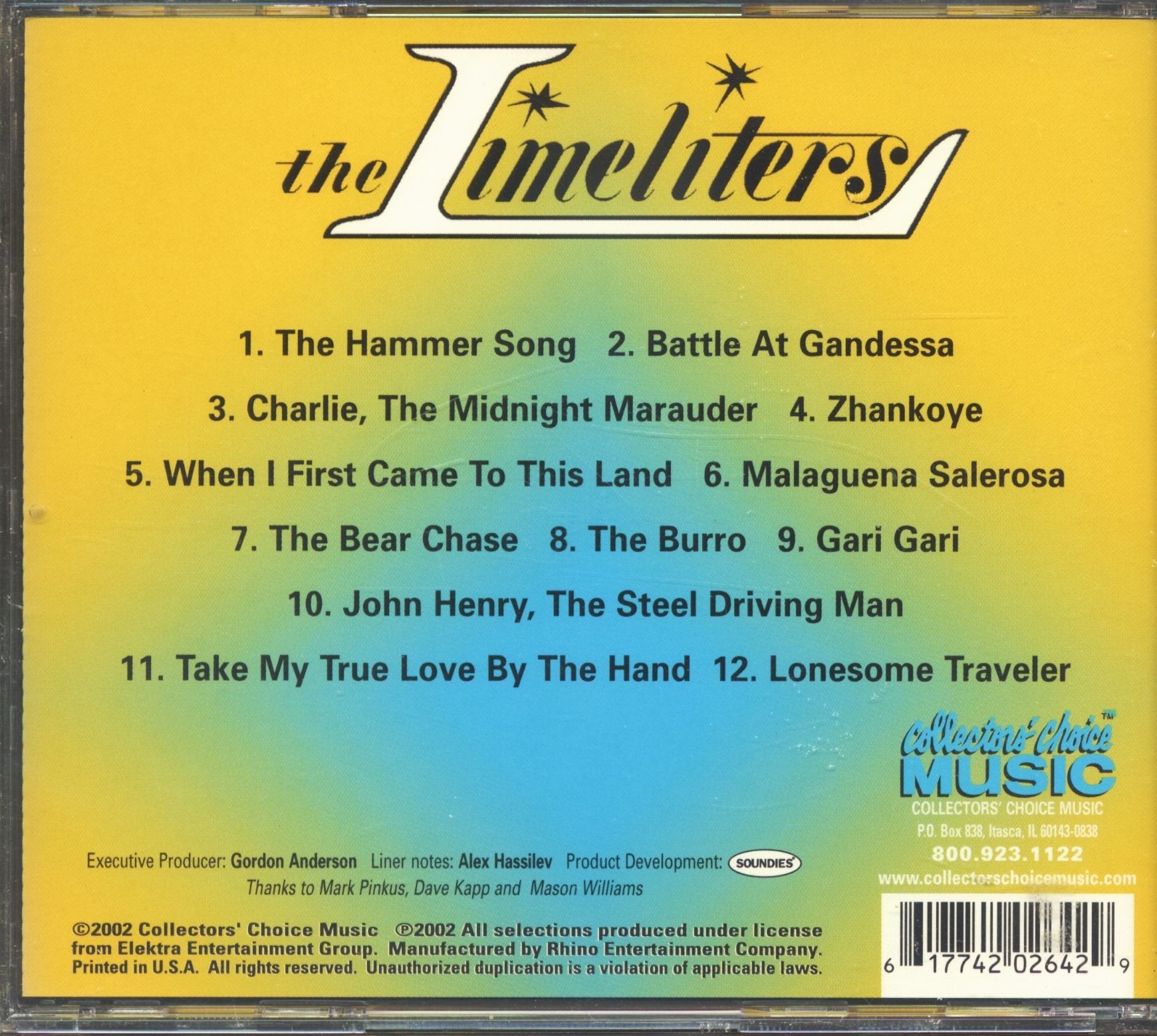 The Limeliters used book depot