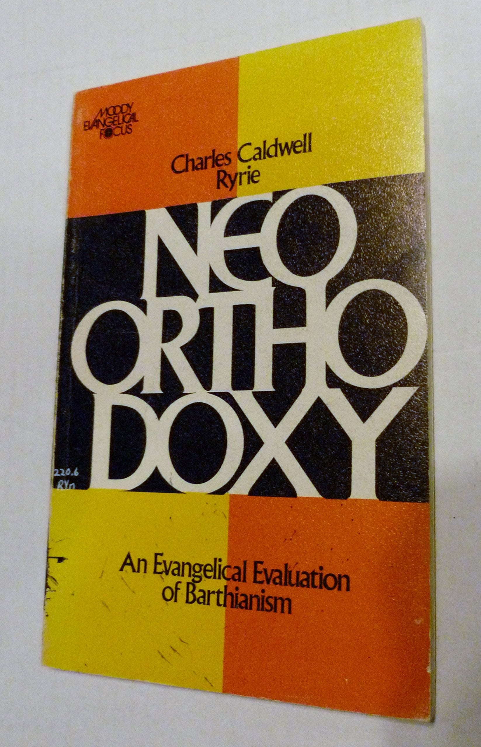 Neoorthodoxy used book depot