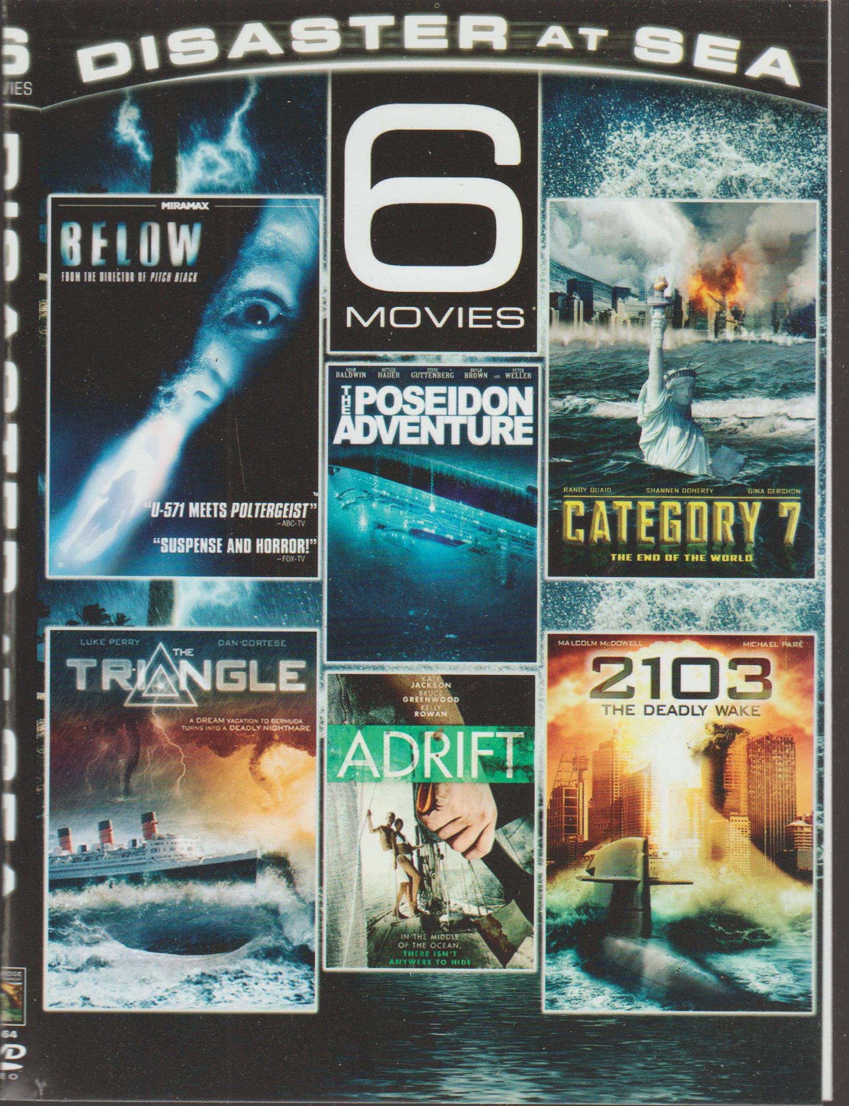 6-Movie Disaster at Sea used book depot