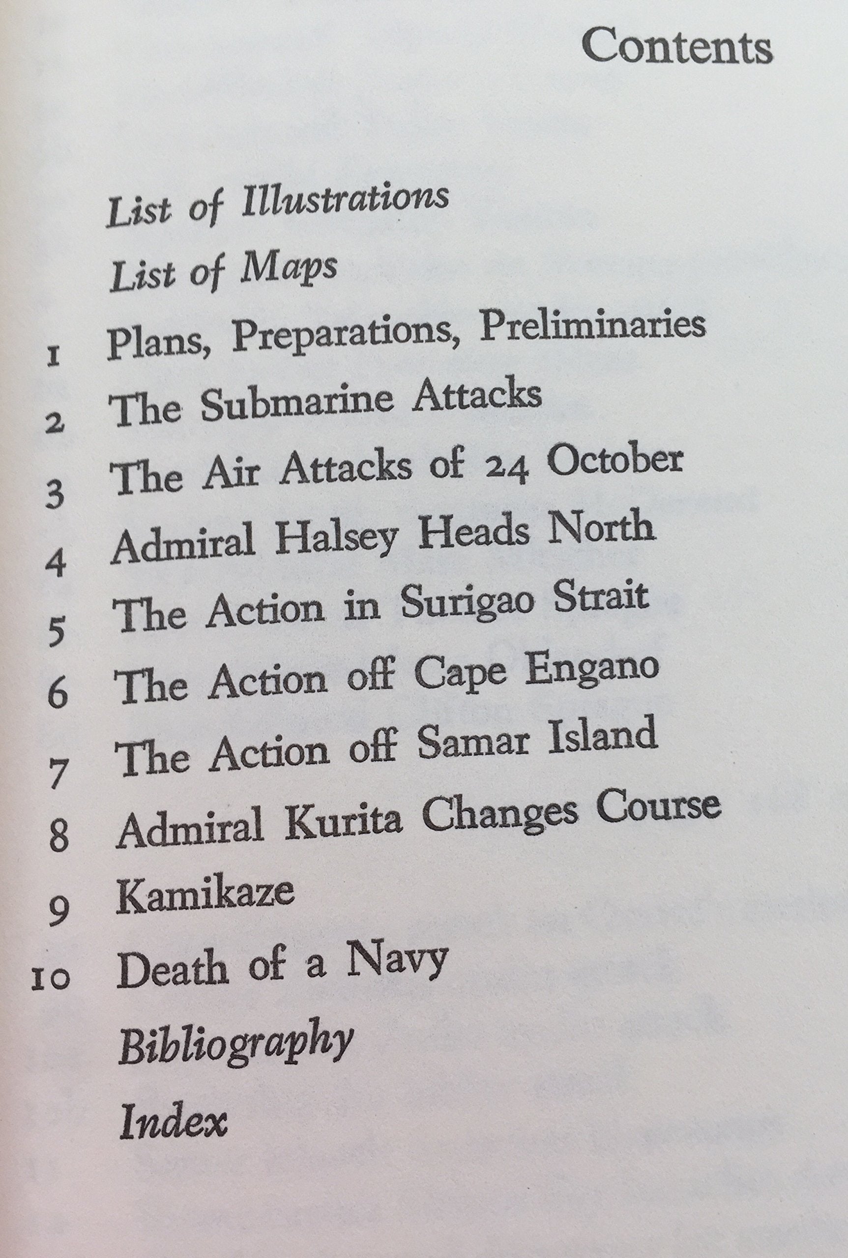 THE BATTLE OF LEYTE GULF used book depot