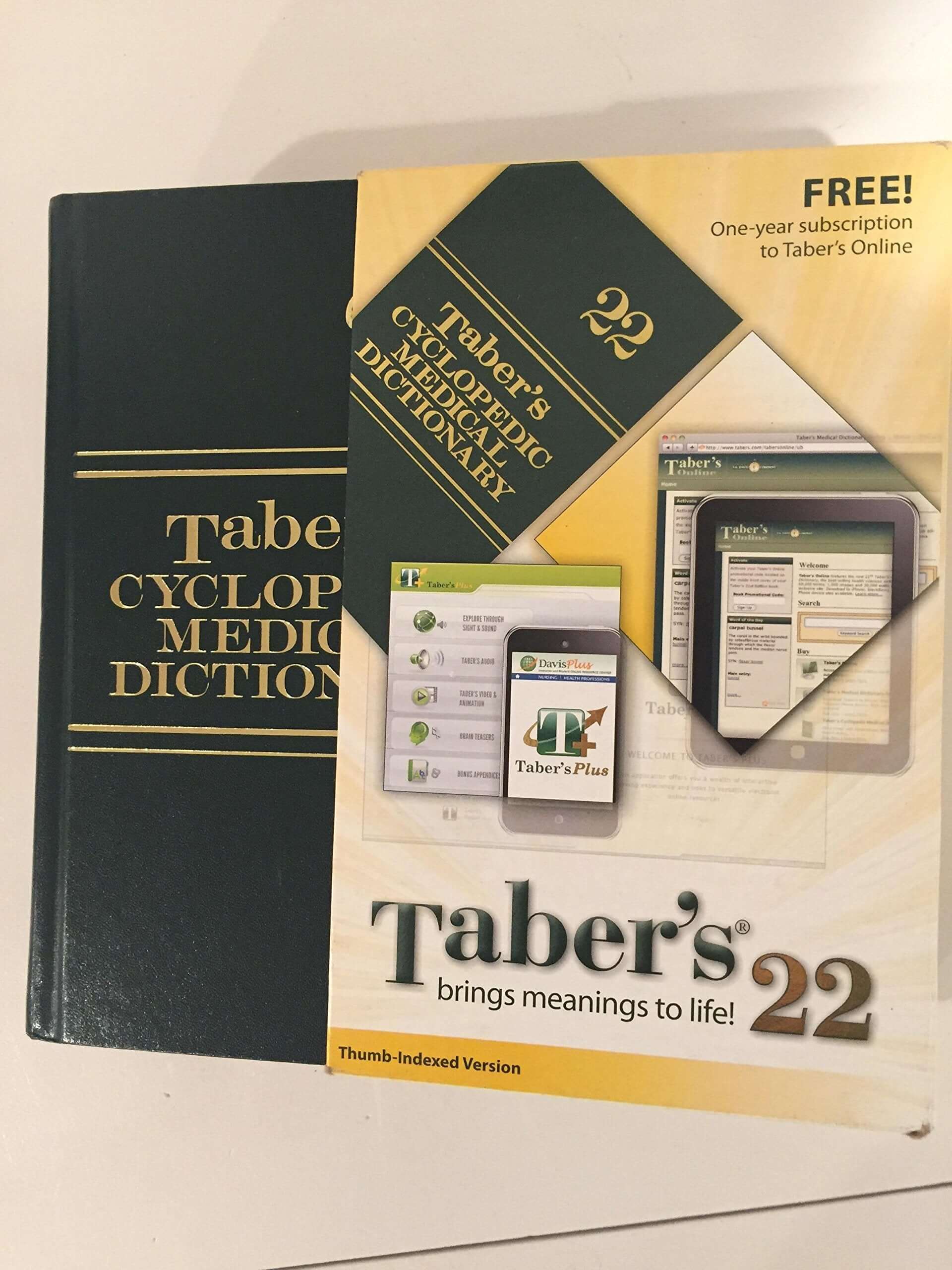 TABER'S CYCLOPEDIC MEDICAL DIC used book depot