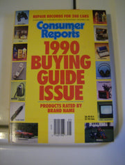 1990 Buying Guide Issue (Consumer Reports Buying Guide) used book depot