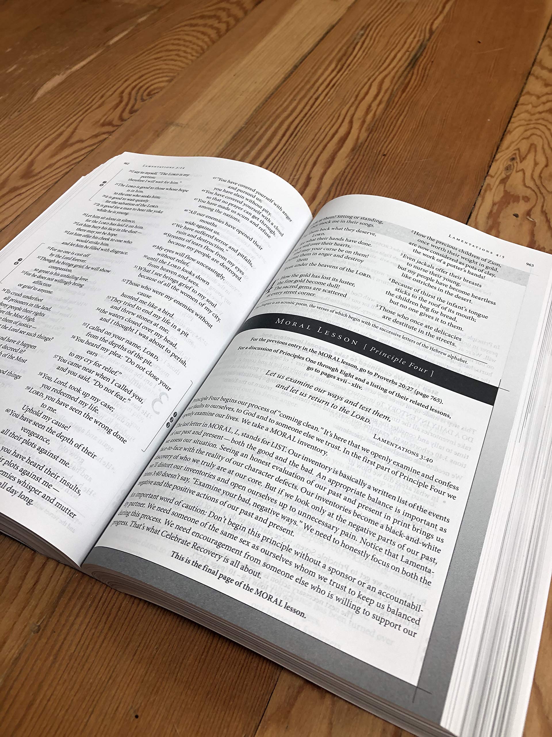 NIV, Celebrate Recovery Study Bible used book depot