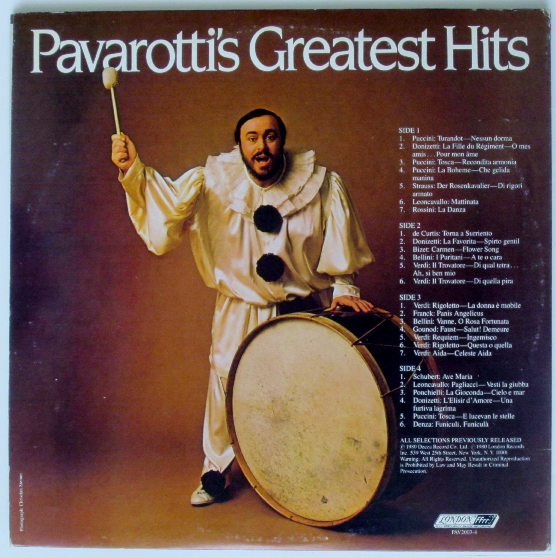 Pavarotti's Greatest Hits used book depot
