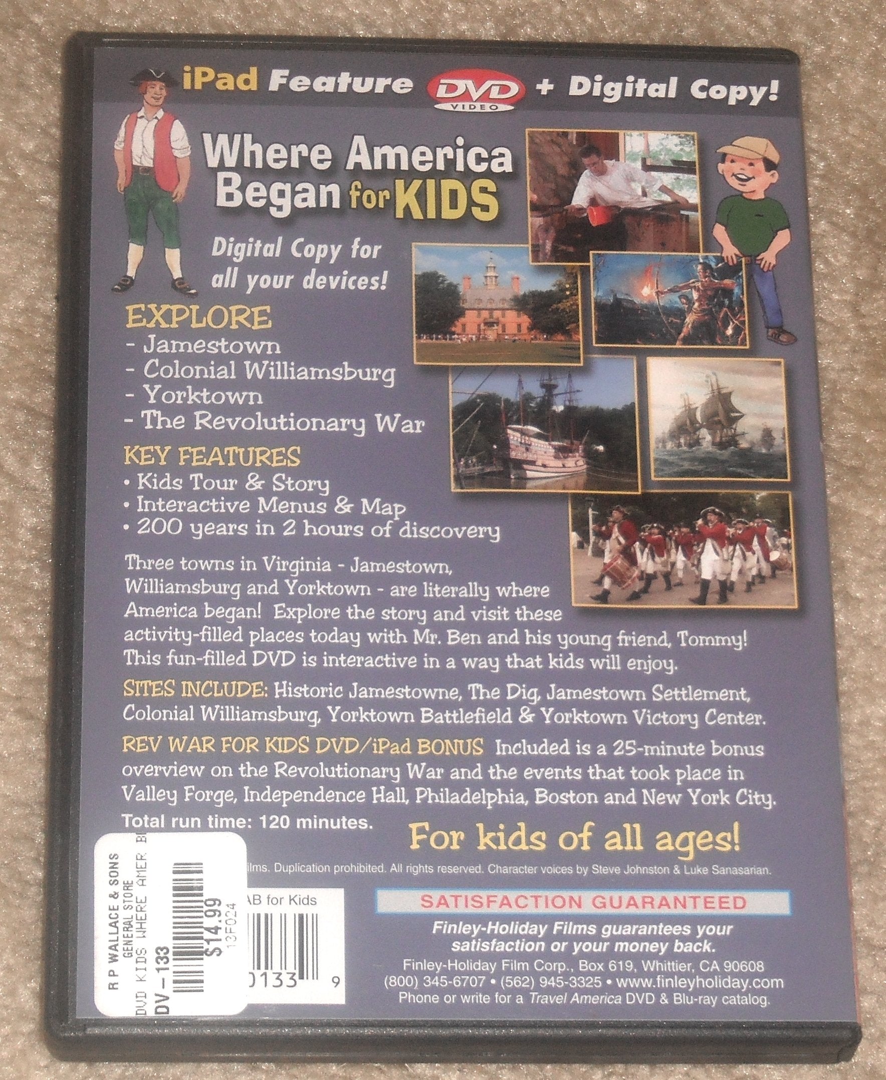 Where American Began for Kids, DVD used book depot