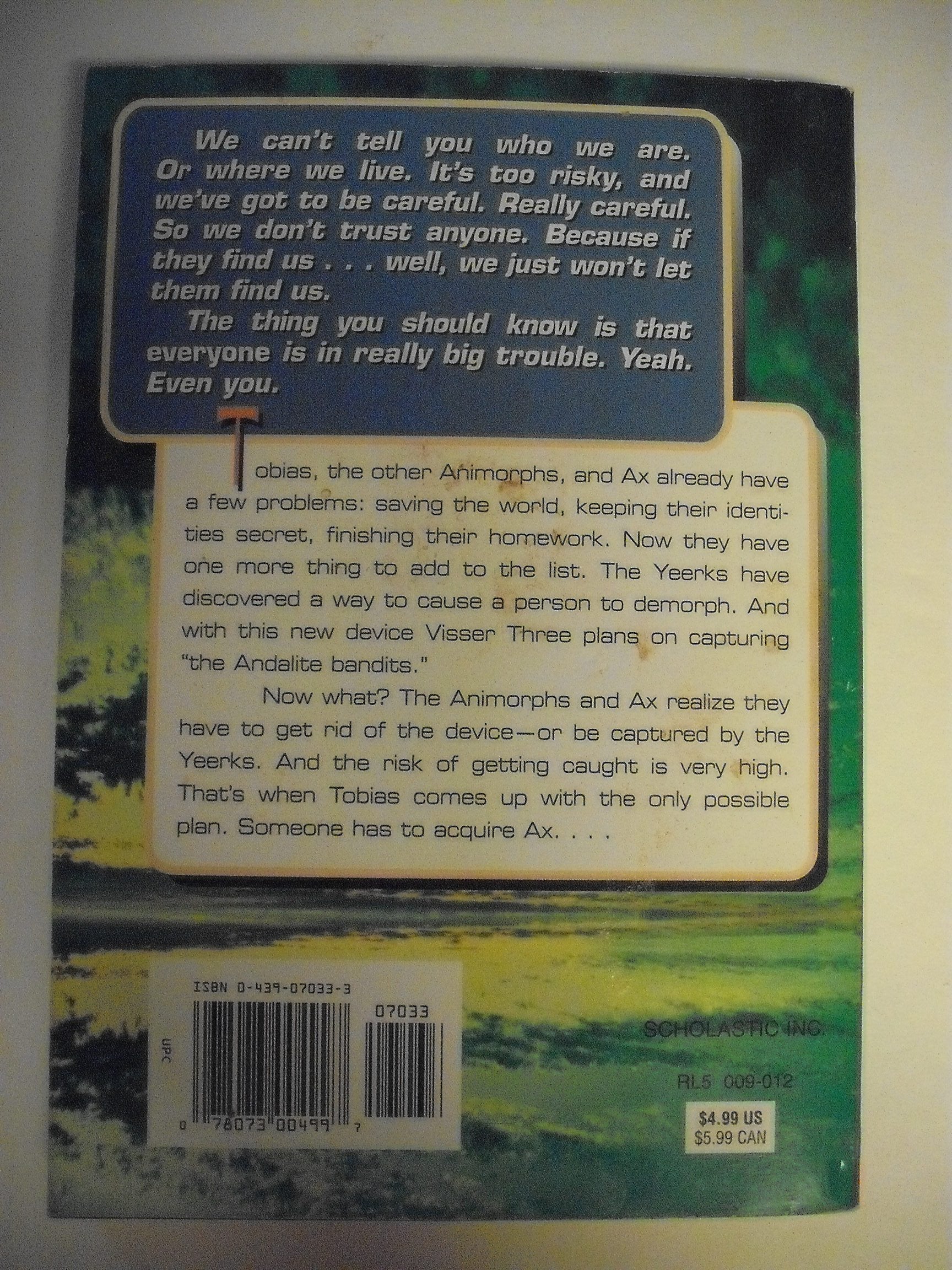 The Illusion (Animorphs #33) used book depot