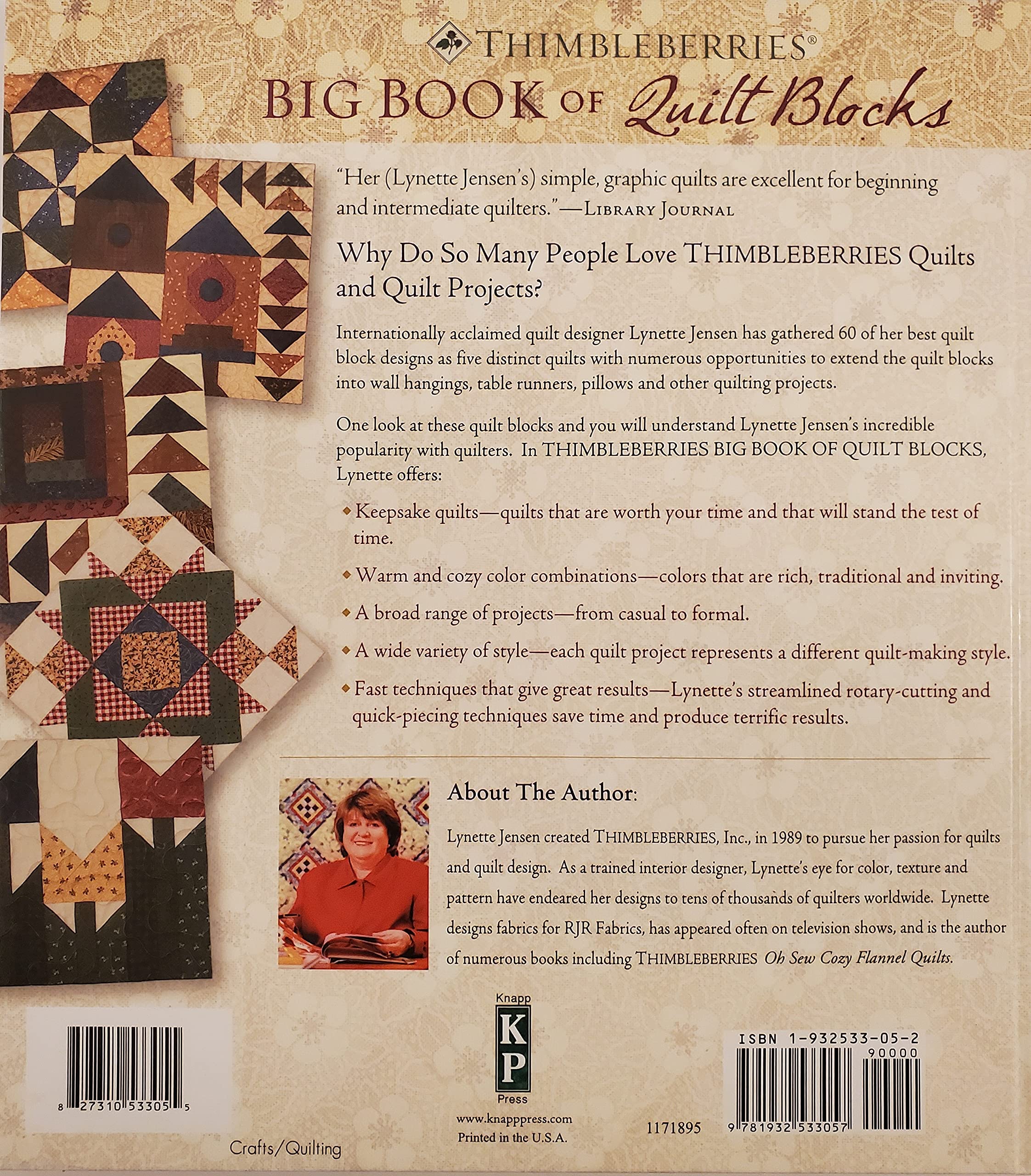 Thimbleberries Big Book of Quilt Blocks used book depot