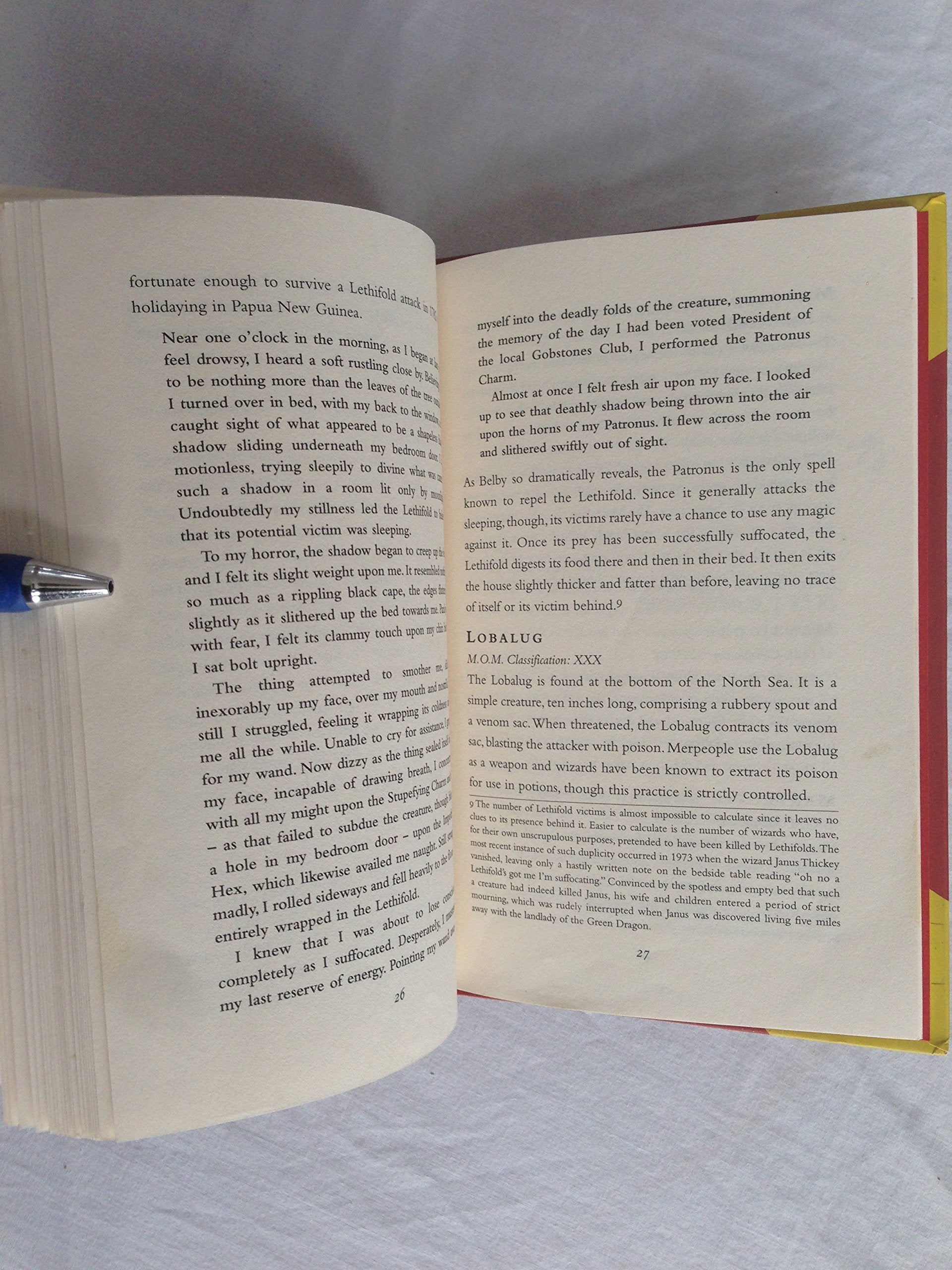 Fantastic Beasts and Where to Find Them used book depot