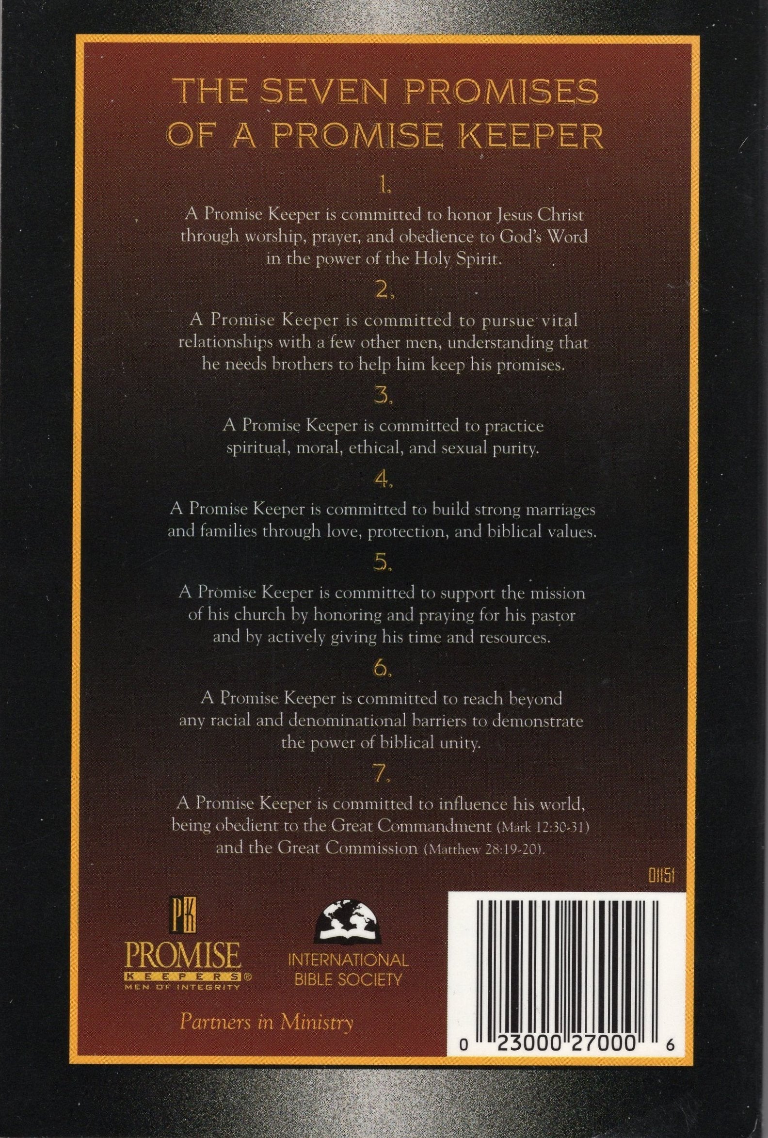New Testament Niv Man of His Word used book depot
