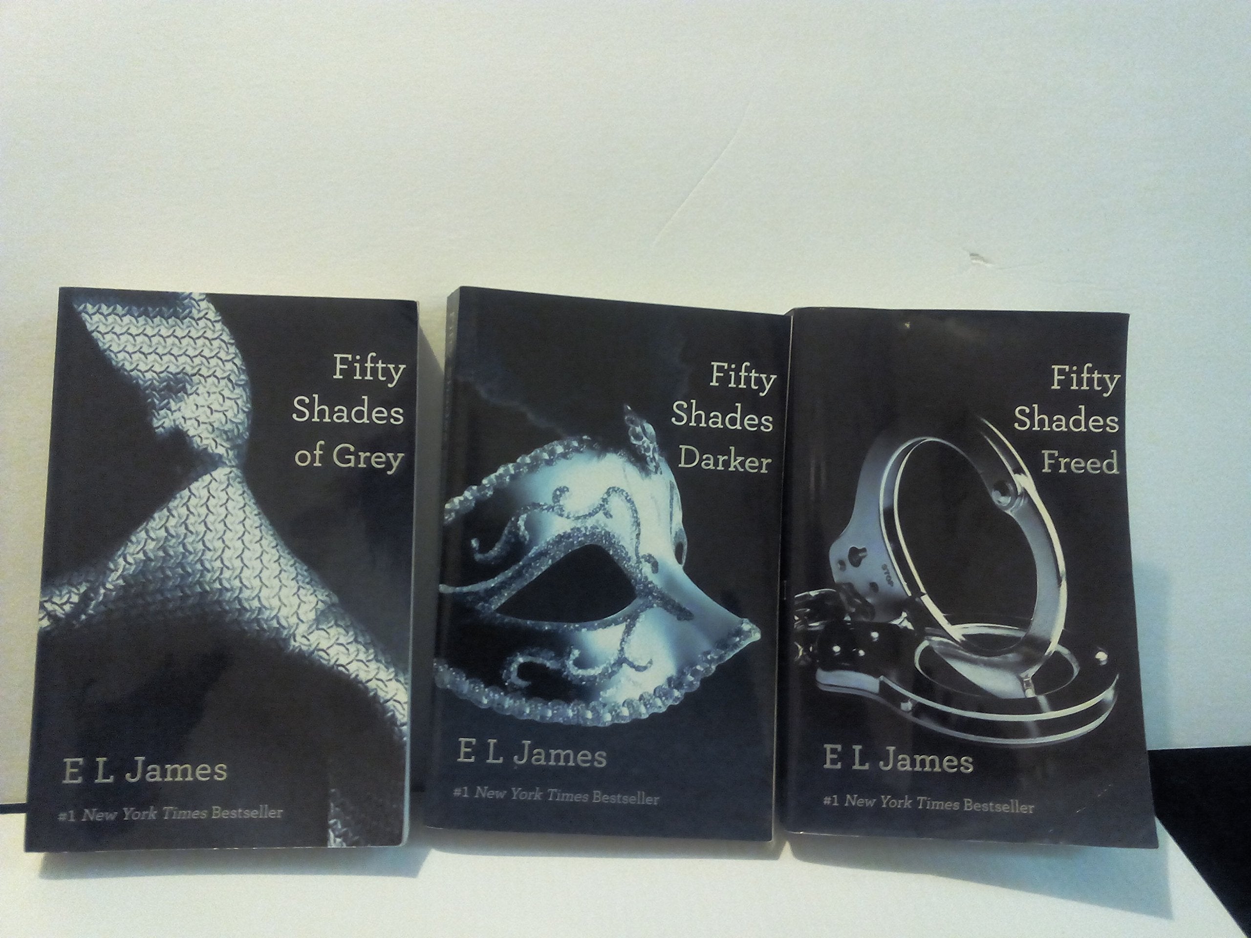 FIFTY SHADES TRILOGY: Book One: Fifty Shades of Grey; Book Two: Fifty Shades Darker; Book Three: Fifty Shades Freed used book depot