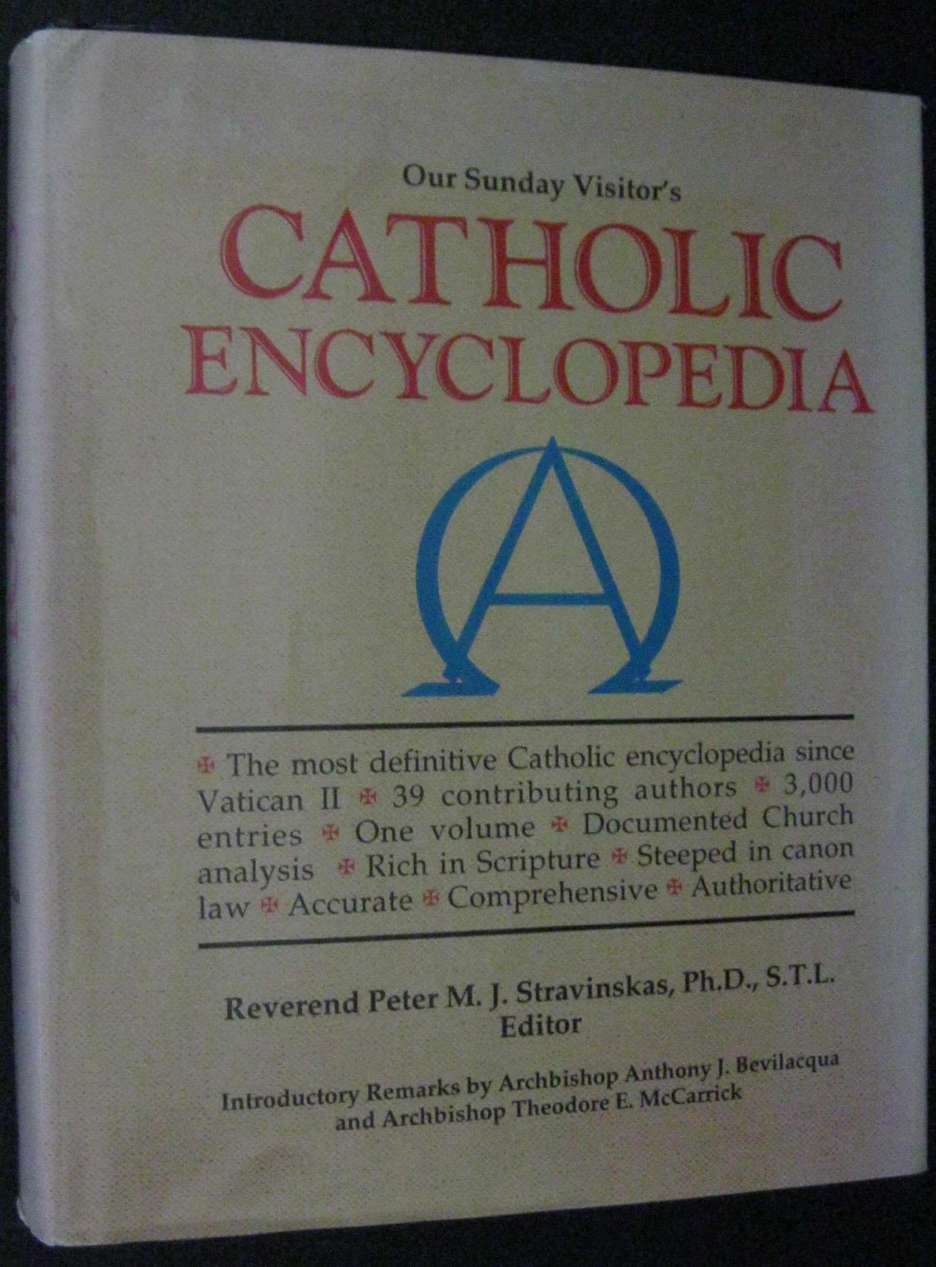 Our Sunday Visitor's Catholic Encyclopedia used book depot