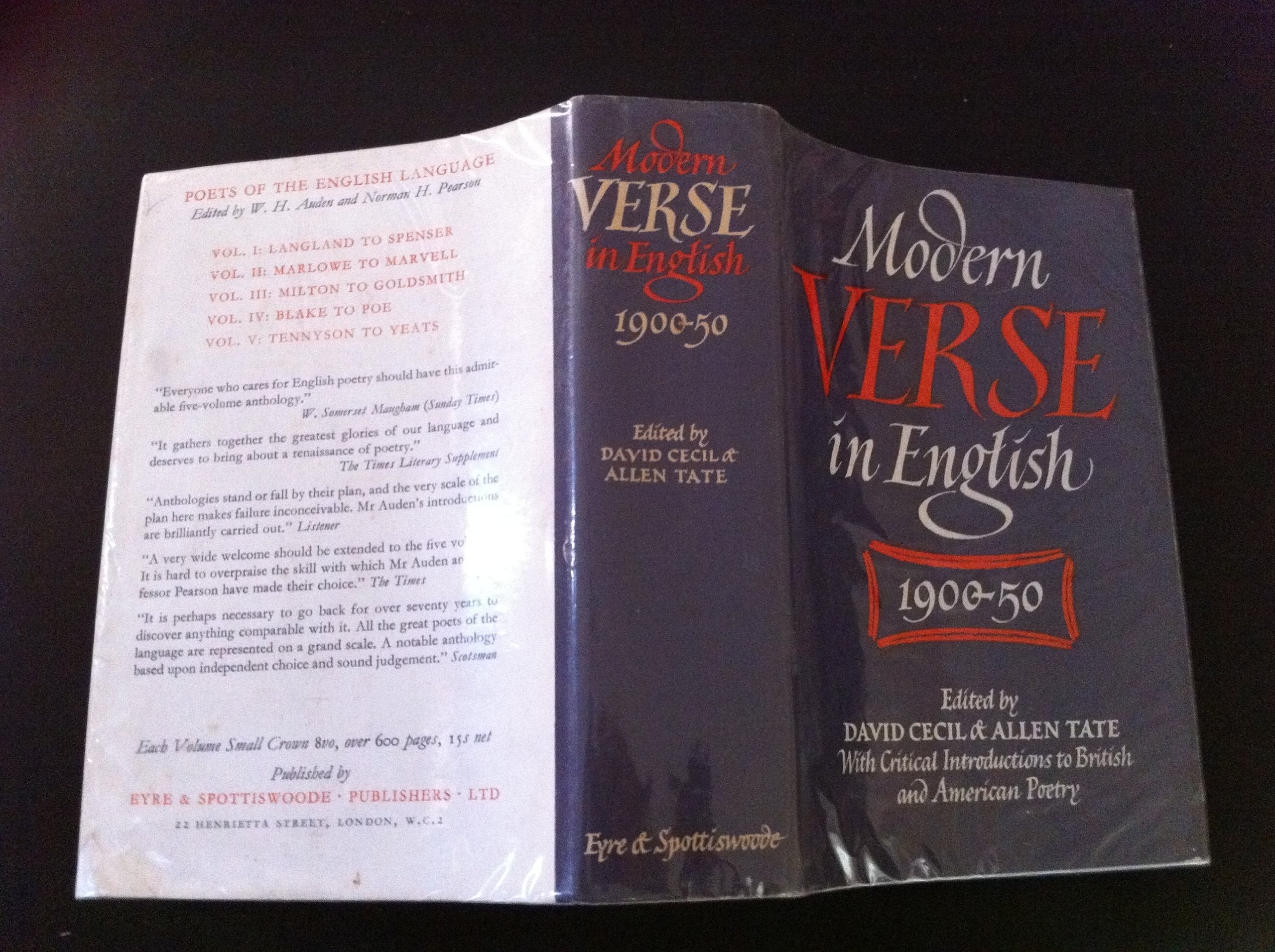 Modern Verse In English 1900-50