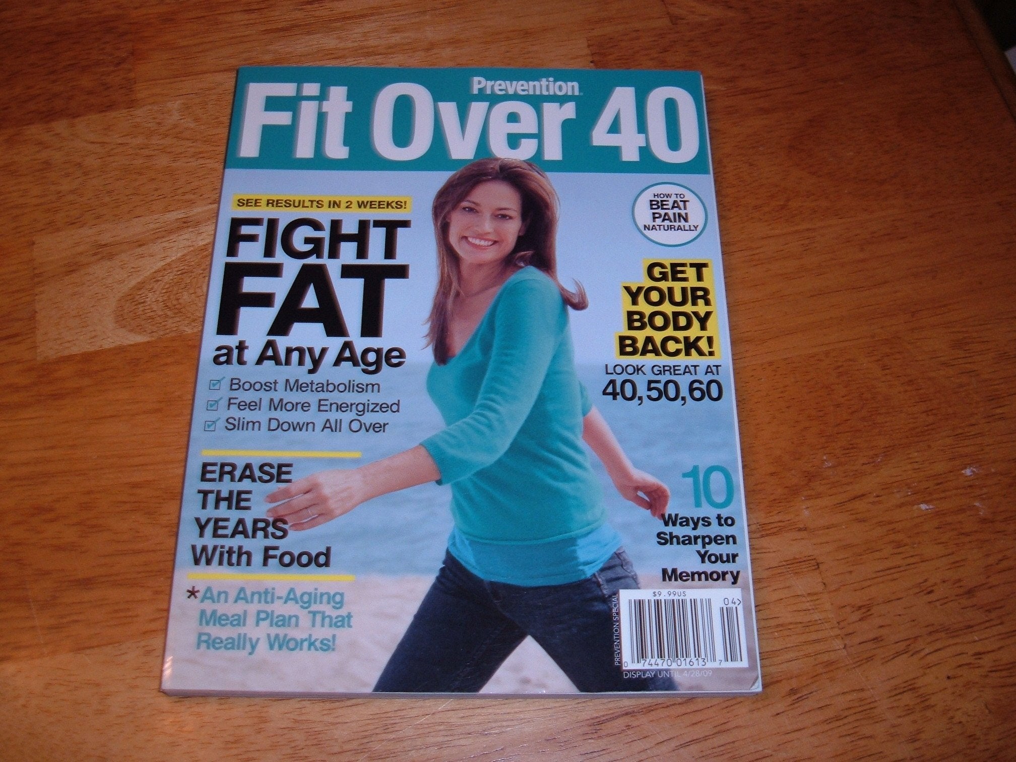 Prevention Fit Over 40 Magazine, April 2009-Fight Fat At Any Age. used book depot
