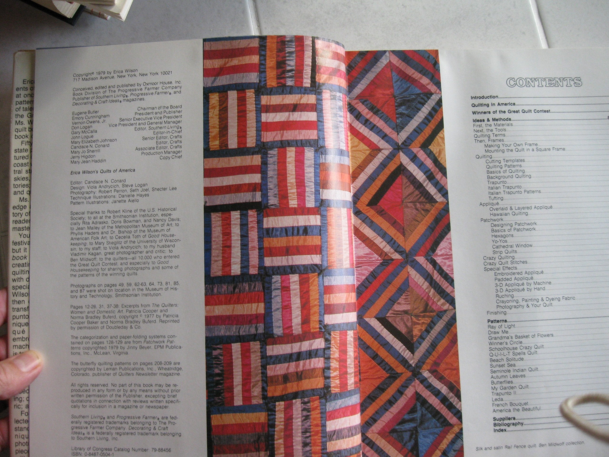 Erica Wilson's Quilts of America used book depot