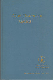 New Testament Psalms the Gideons used book depot