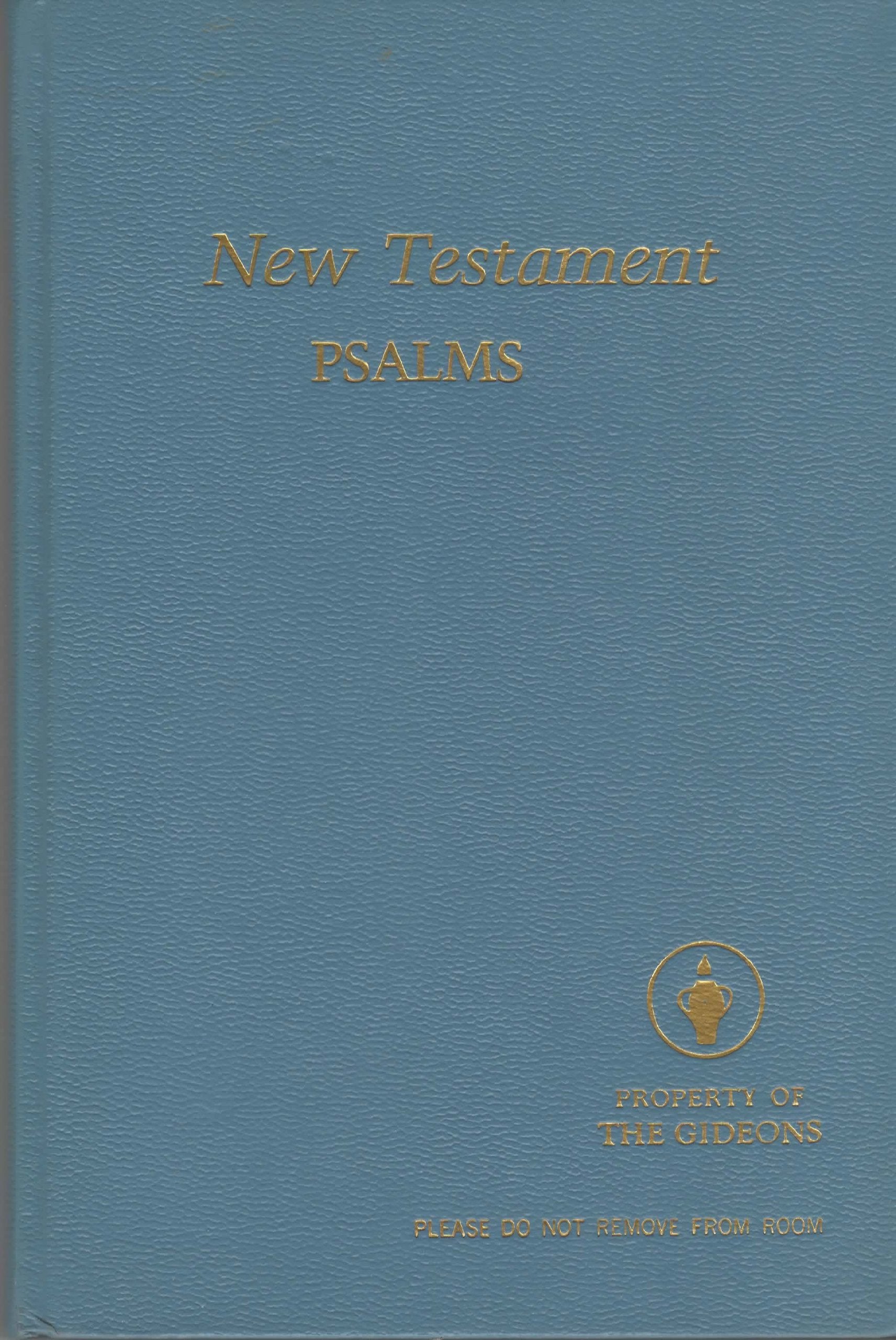 New Testament Psalms the Gideons used book depot