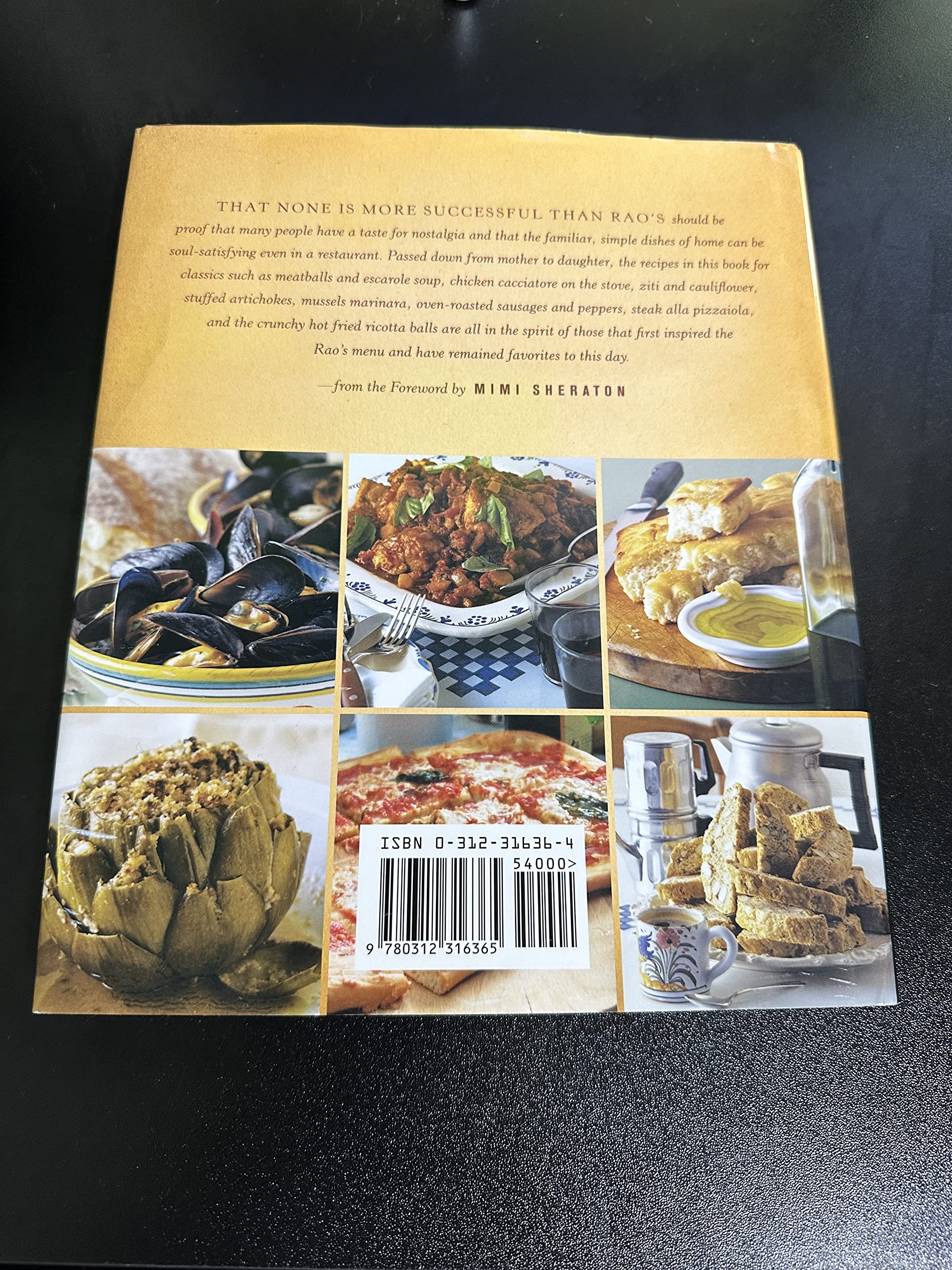 Rao's Recipes From The Neighborhood used book depot