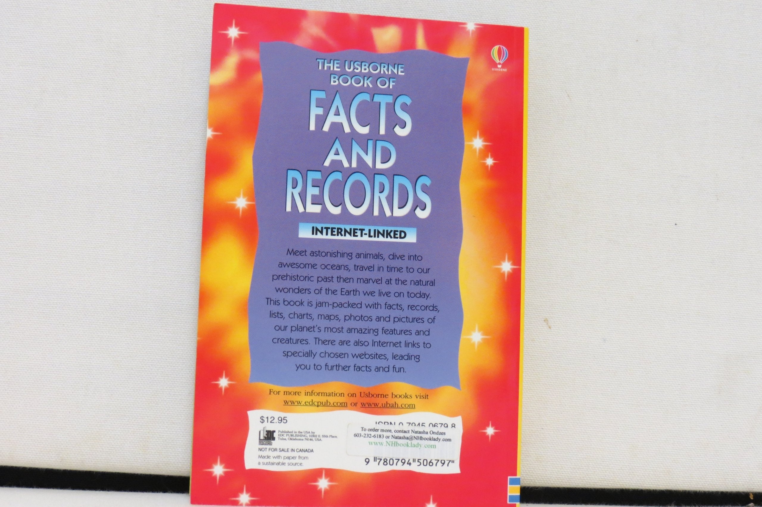 The Usborne Book of Facts and Records: Internet-Linked (Facts and Lists Internet Linked) used book depot