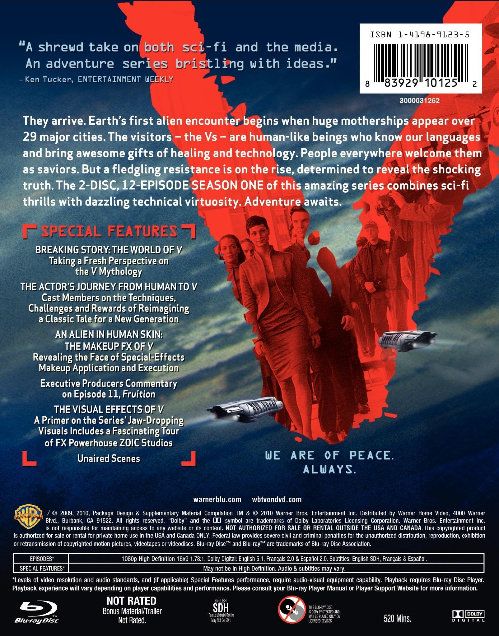 V: Season 1 [Blu-ray] used book depot