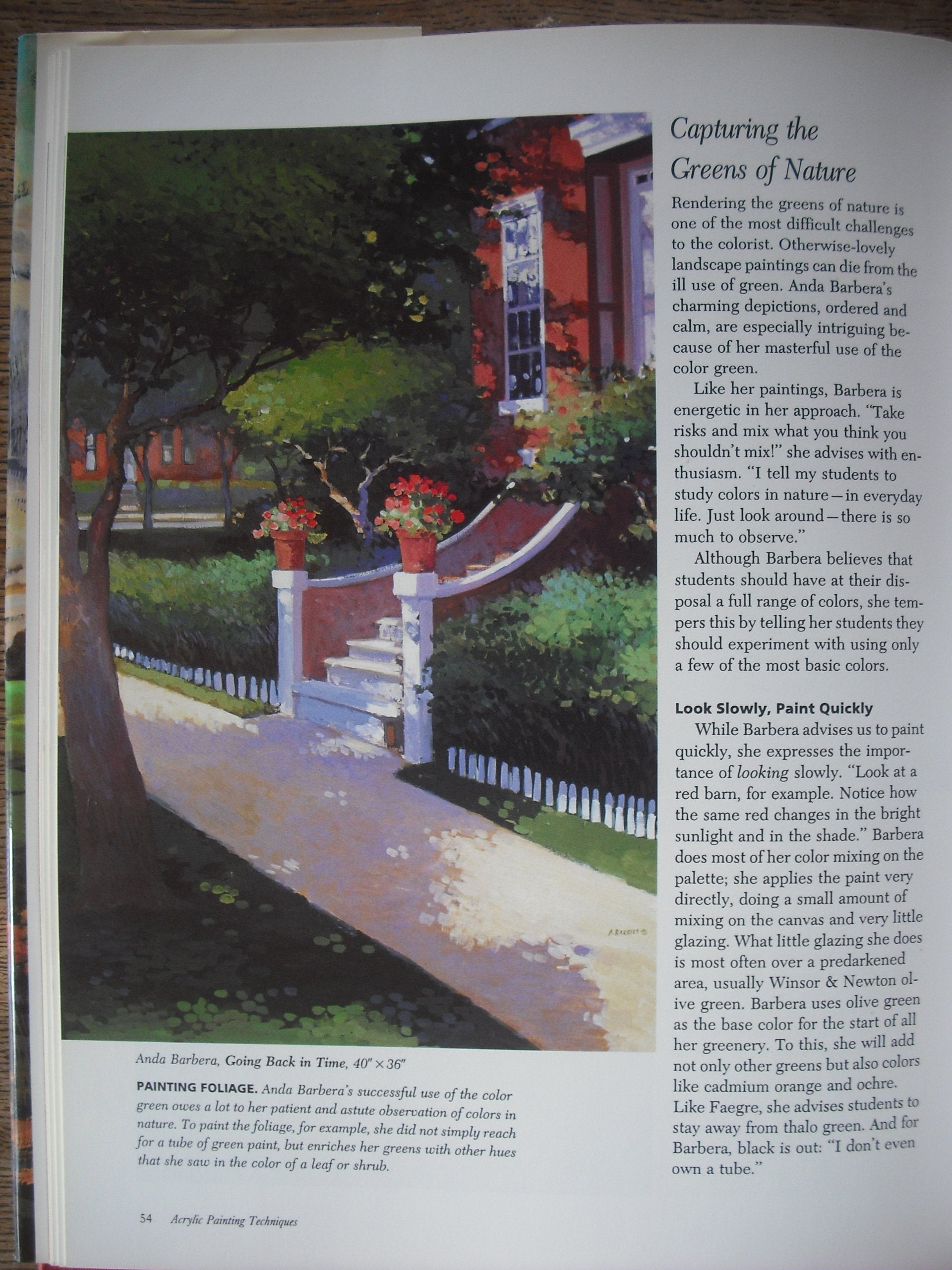 The North Light Book of Acrylic Painting Techniques used book depot