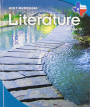 Holt McDougal Literature Texas: Student Edition Grade 10 2010 used book depot