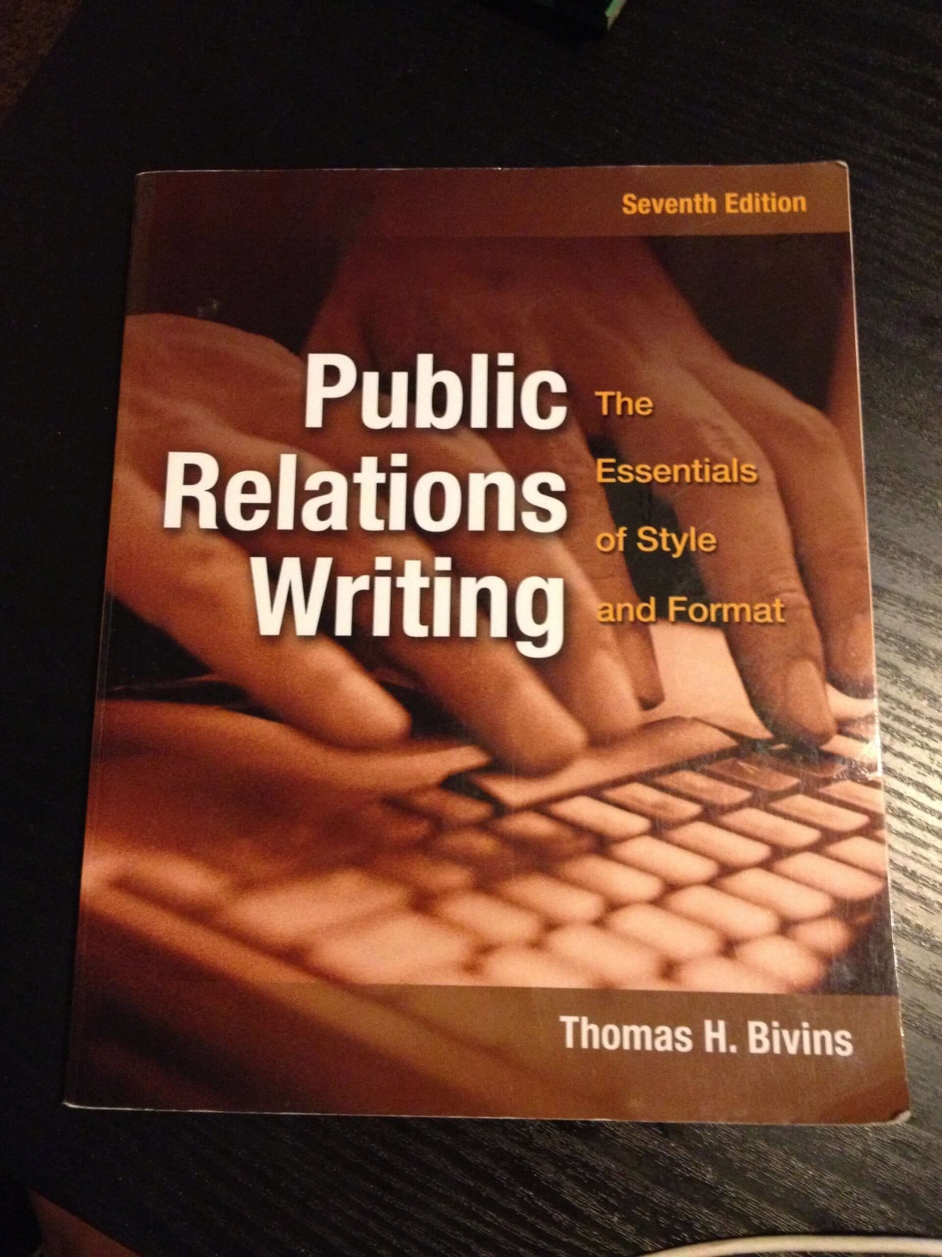 Public Relations Writing: The Essentials of Style and Format used book depot